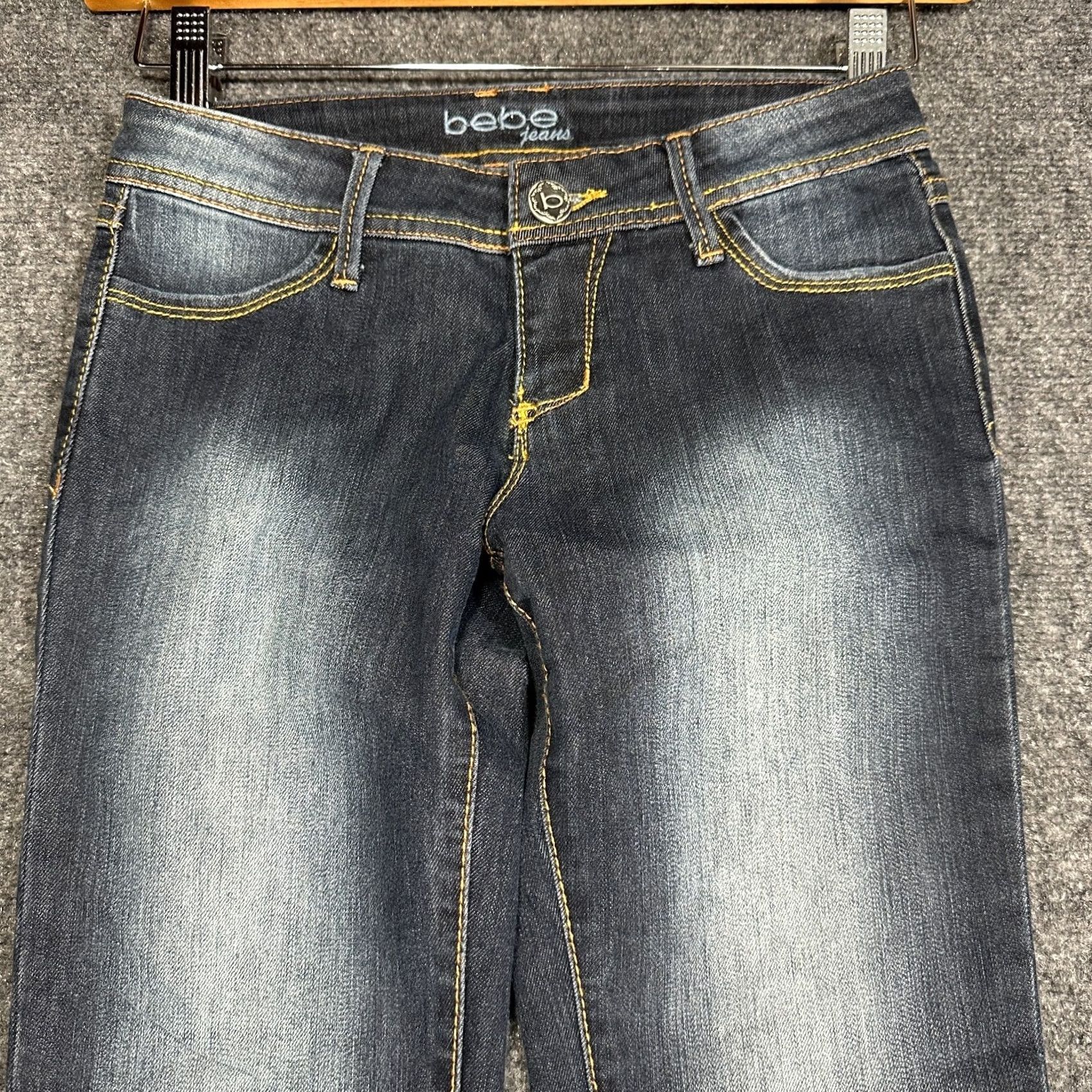 Bebe bebe Jeans Womens 25 Skinny Medium Wash Cotton Blend Pockets Denim 5-Pocket Size 42" / US 20 - 3 Thumbnail
