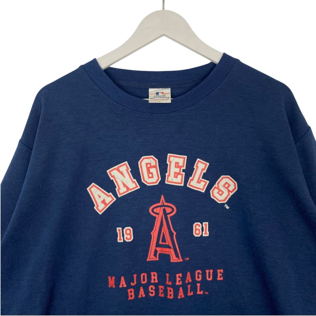 Other Vintage Genuine Big LogoPrinted Crewneck Sweatshirt NavyBlue Size US L / EU 52-54 / 3 - 4 Thumbnail