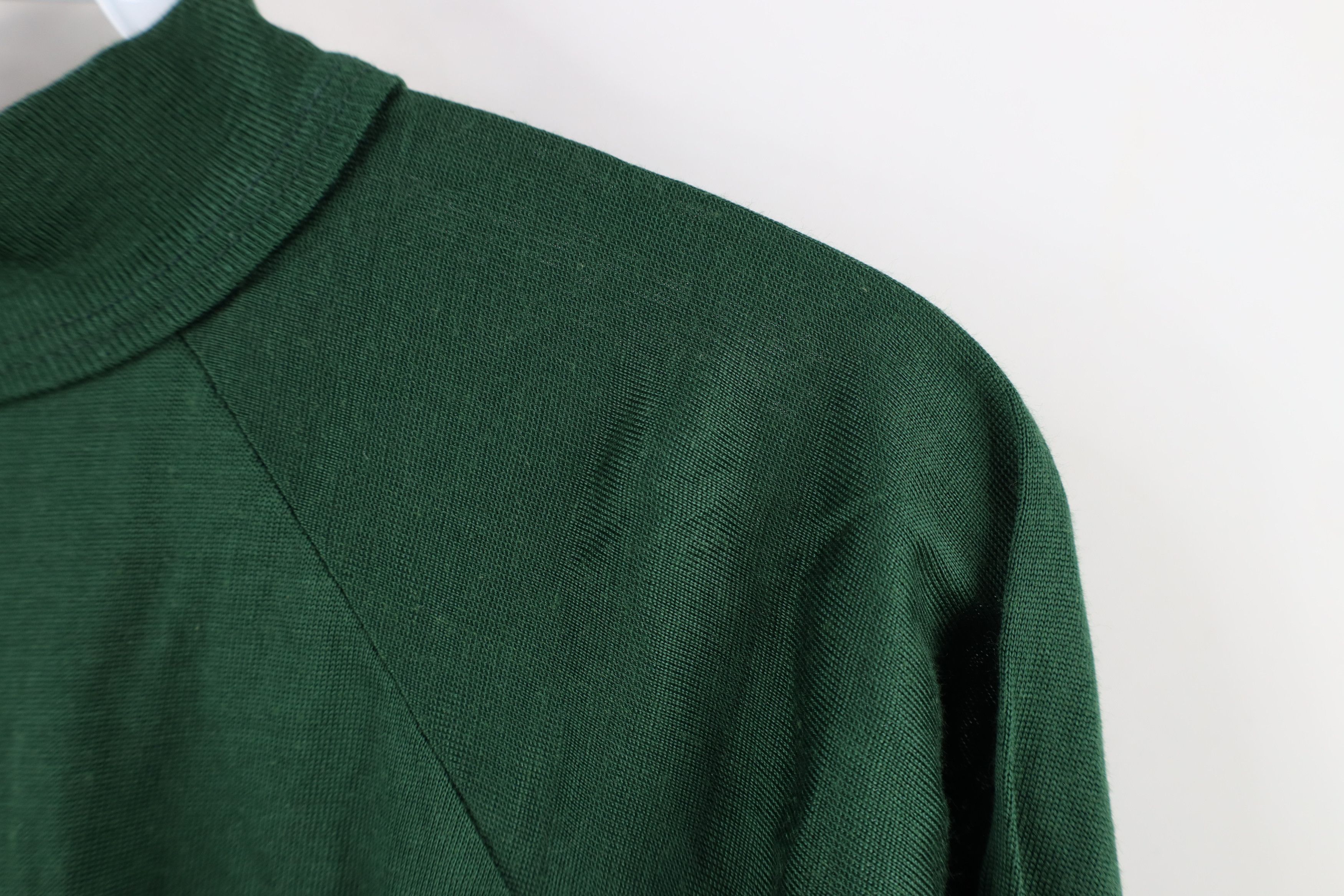 Vintage Deadstock Vintage 50s 60s Jersey T-Shirt Dark Green USA Size US S / EU 44-46 / 1 - 5 Thumbnail
