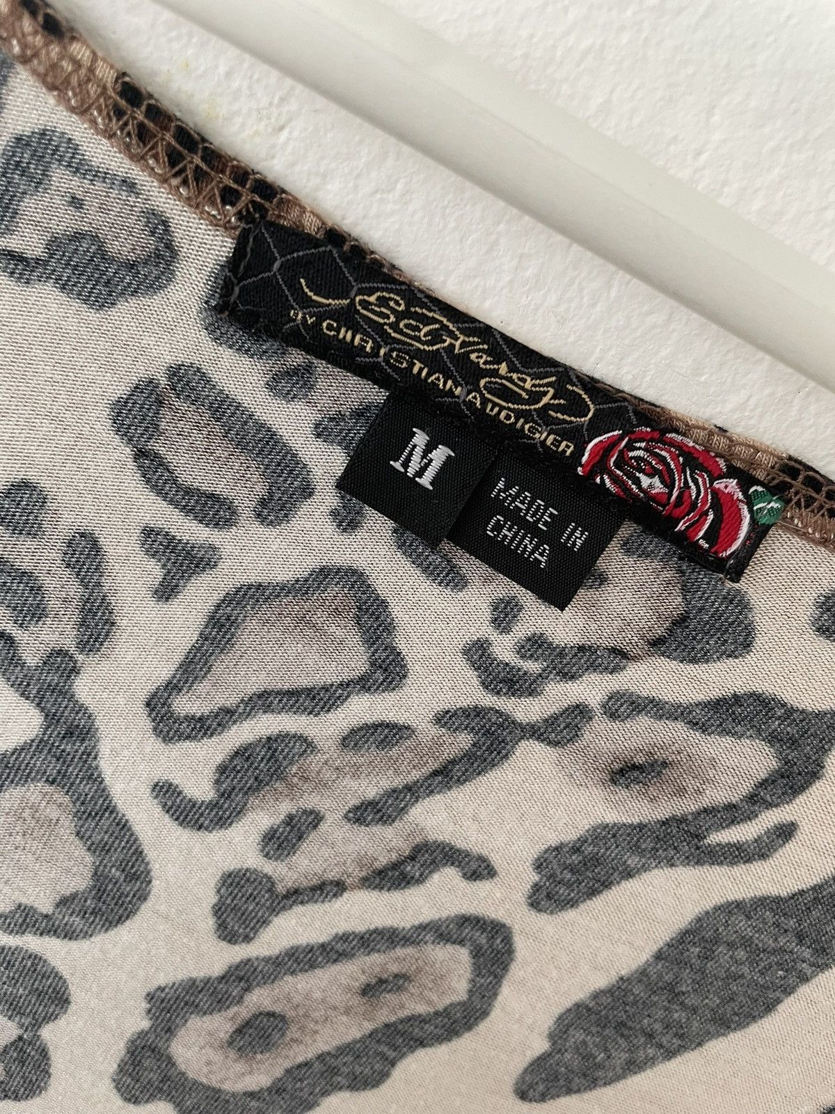 Christian Audigier × Ed Hardy × Vintage Ed Hardy panther wrap dress M vintage Size M / US 6-8 / IT 42-44 - 6 Thumbnail