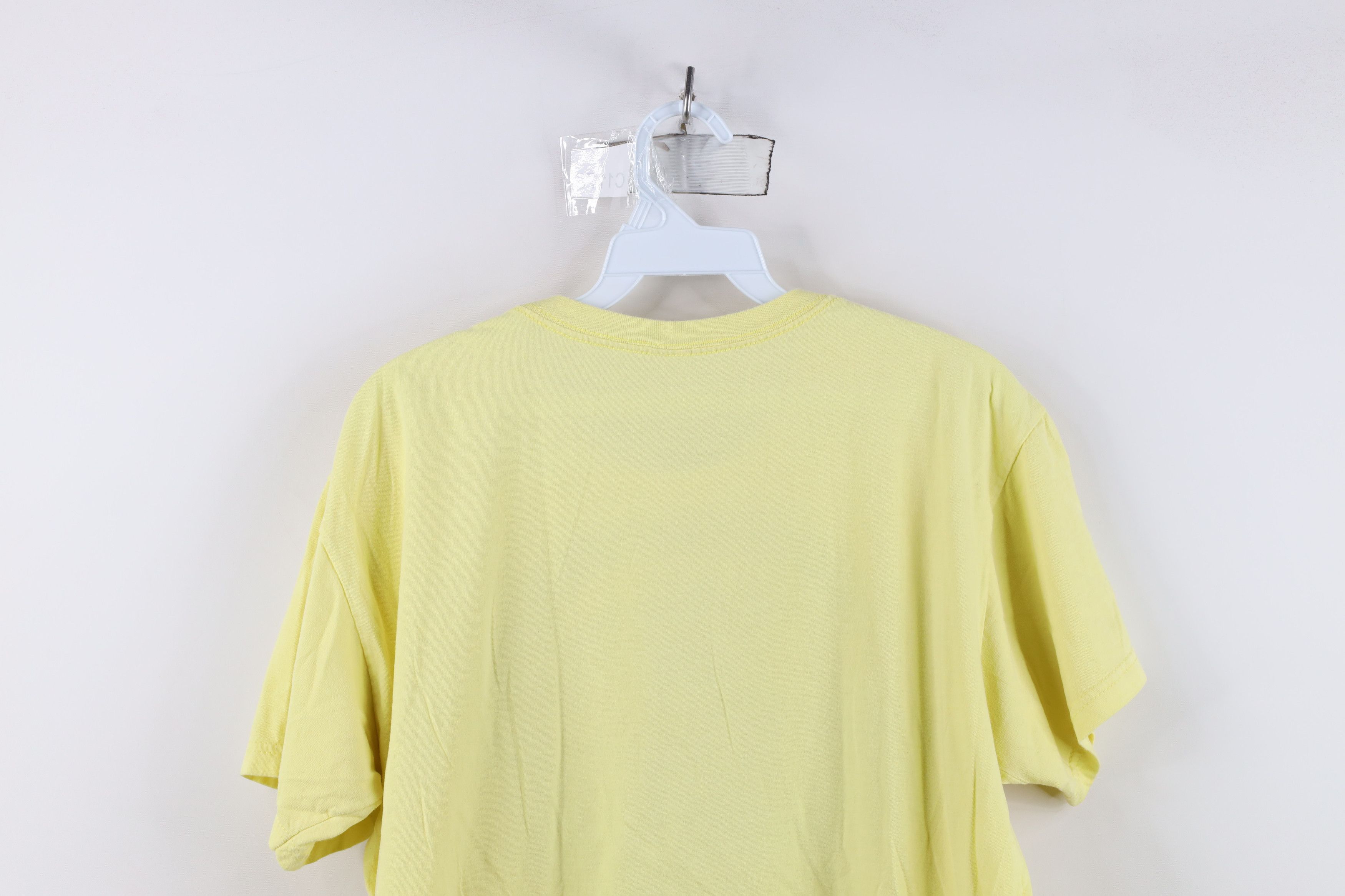 Vintage Vintage 90s Y2K Streetwear Skull Music DJ T-Shirt Yellow Size US L / EU 52-54 / 3 - 11 Thumbnail