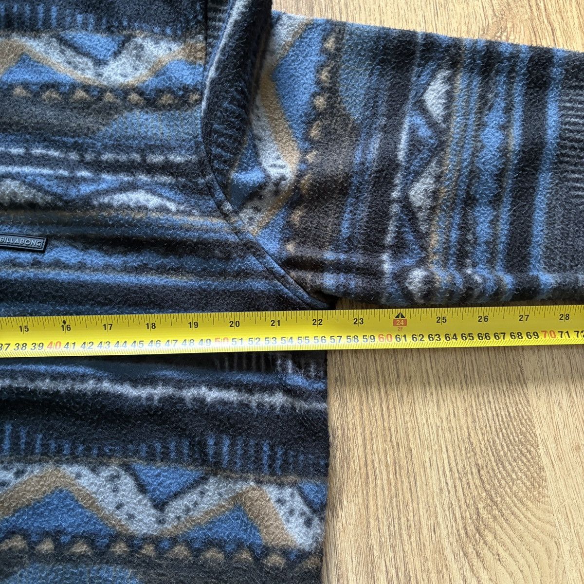 Billabong Y2K Billabong Aztec Design fleece Hoodie with button up s Size US L / EU 52-54 / 3 - 5 Thumbnail