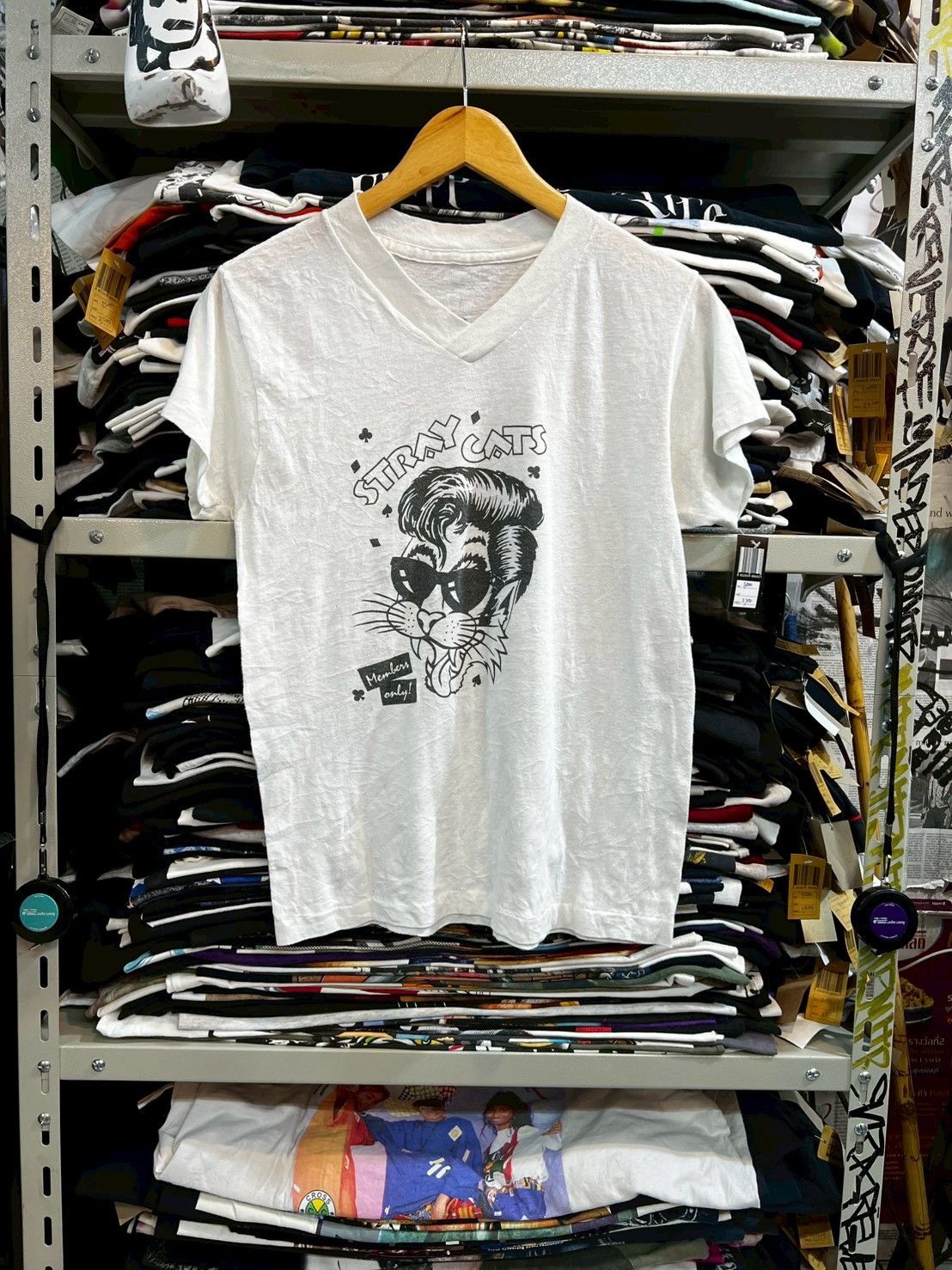 Band Tees Stray cats 80’s Size US M / EU 48-50 / 2 - 1 Thumbnail