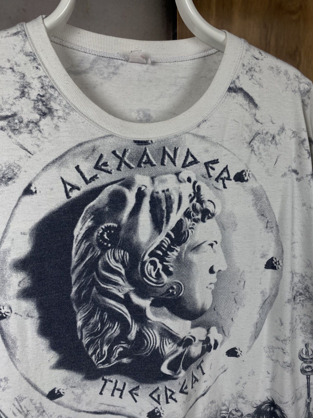 Vintage 📚Vintage 90s T-Shirt Alexander The Great VTG Tee📚 Size US L / EU 52-54 / 3 - 3 Thumbnail