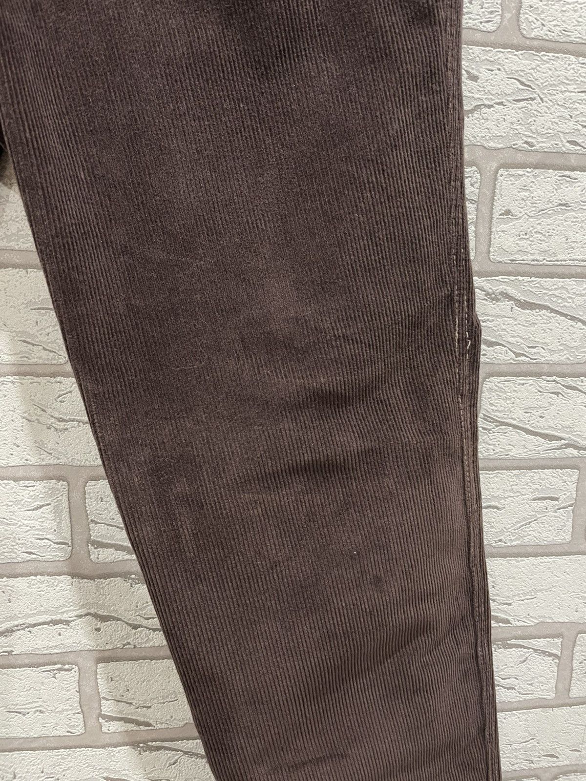 Jean Paul Gaultier RARE Vintage 90s Jean Paul Gaultier Jeans Velvet Brown Pants Size US 30 / EU 46 - 20 Thumbnail