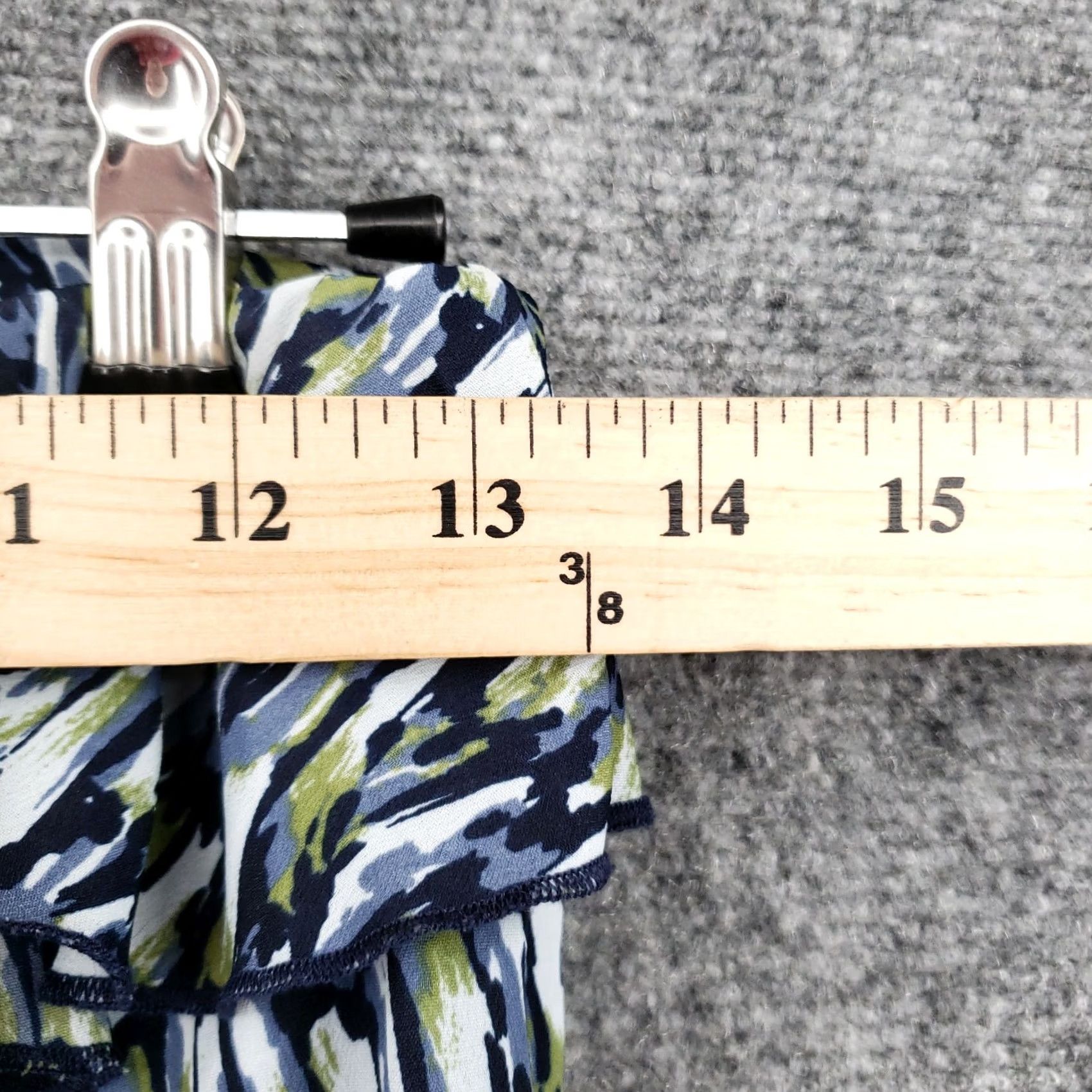 Gap Gap Dress Womens M Medium Blue Mini Printed Ruffles Strapless Overlap Polyester Dress Size M / US 6-8 / IT 42-44 - 6 Thumbnail