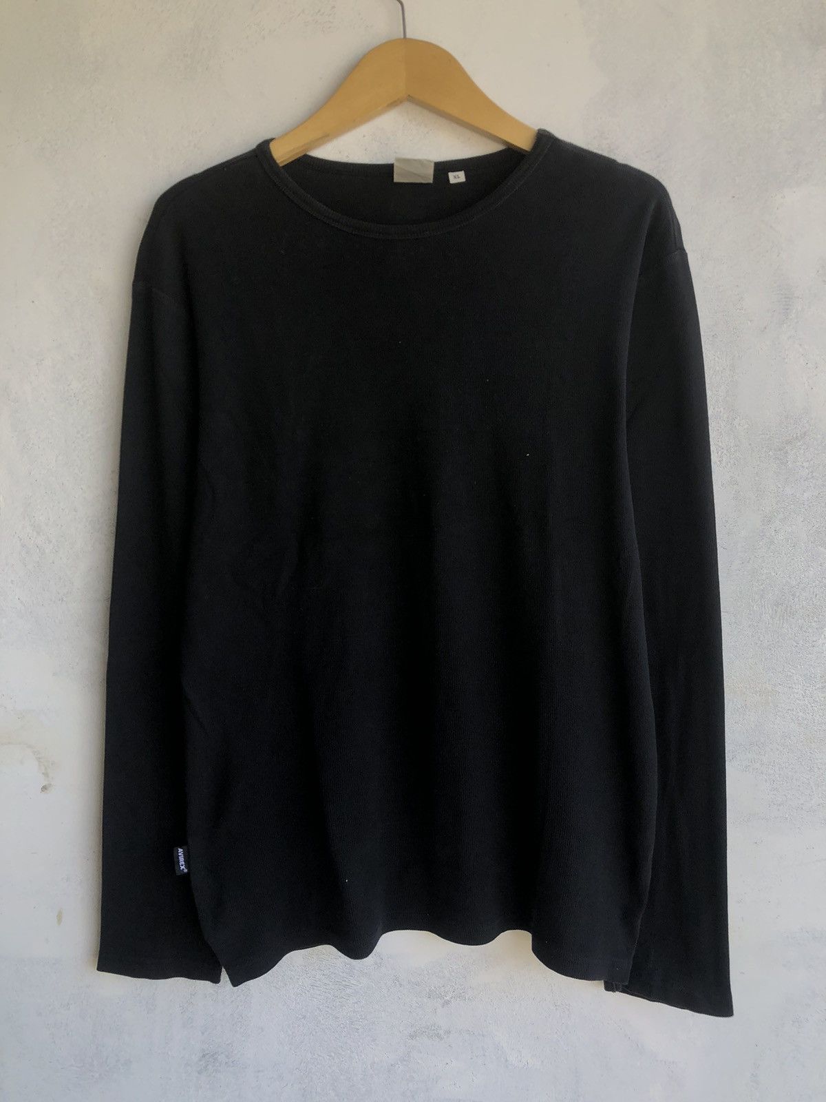 Avirex Avirex LongSleeve Dark Black Rock Punk Style Size US XL / EU 56 / 4 - 1 Thumbnail