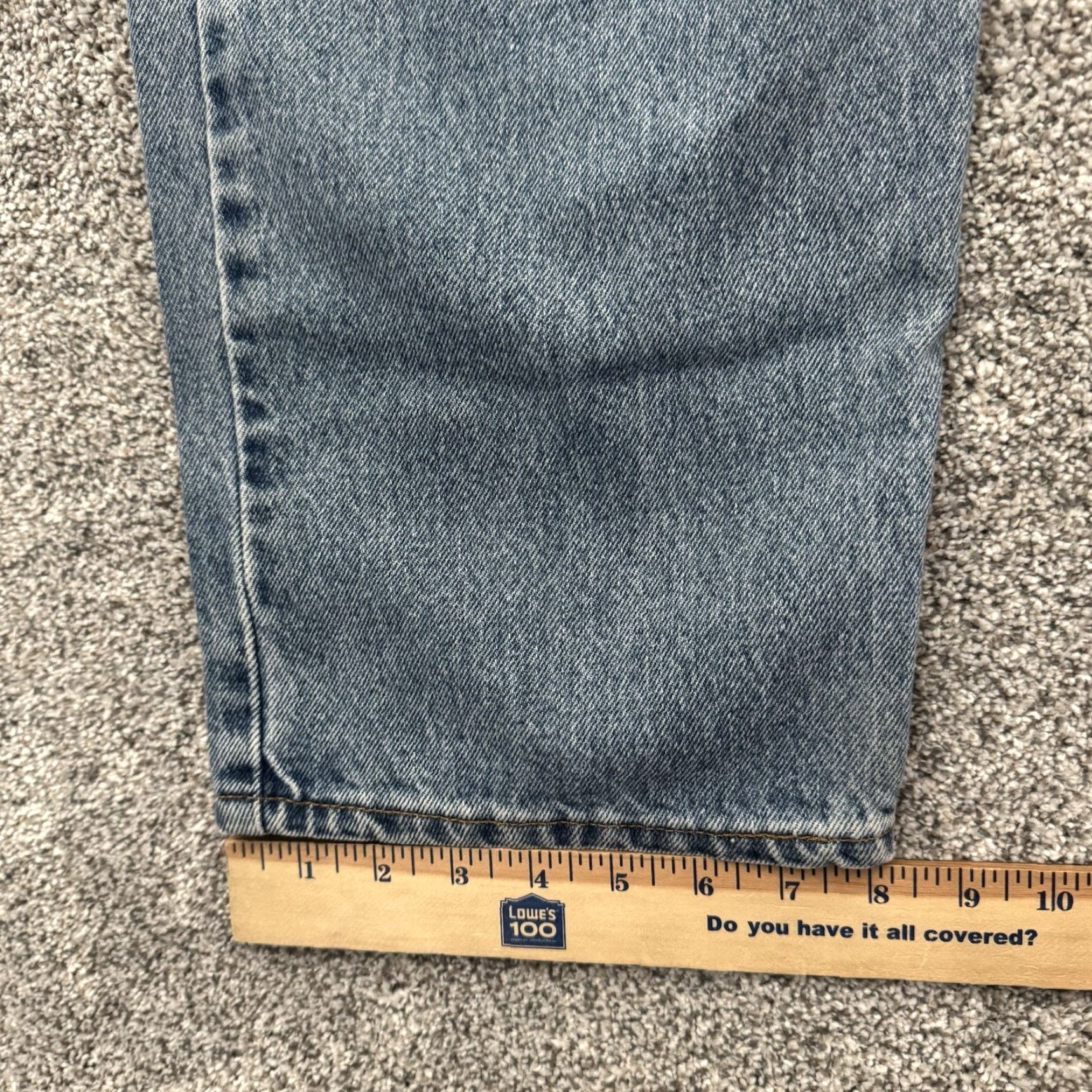 Levi's VINTAGE Levi's 550 Jeans Mens 38X30 Baggy Straight Skater Streetwear 90s Grunge Relaxed Fit Denim Blue Mens Size US 38 / EU 54 - 2 Thumbnail