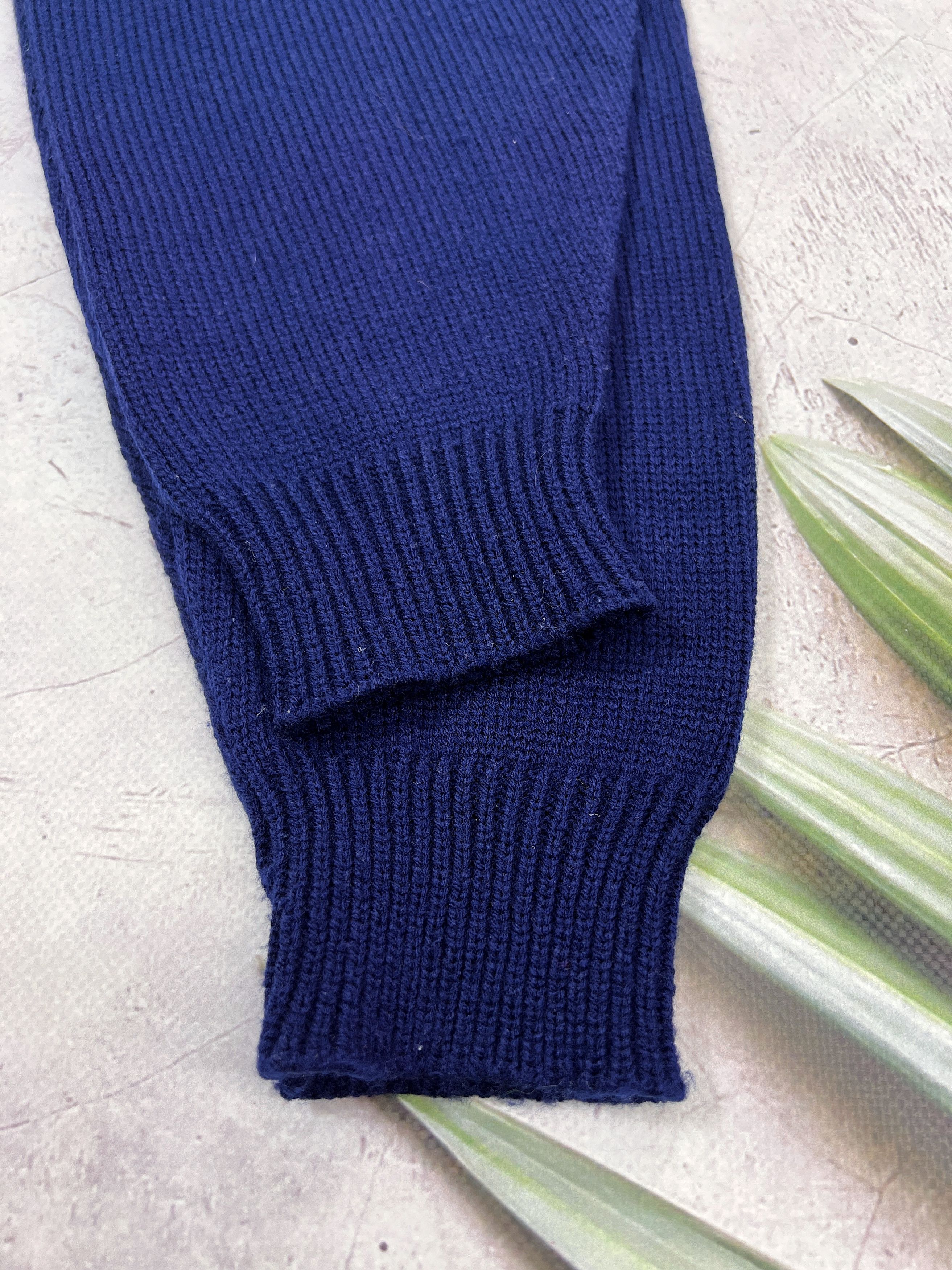 Hugo Boss × Vintage Vintage Hugo Boss Knit Sweater Embroidered Big Logo Size US M / EU 48-50 / 2 - 12 Thumbnail