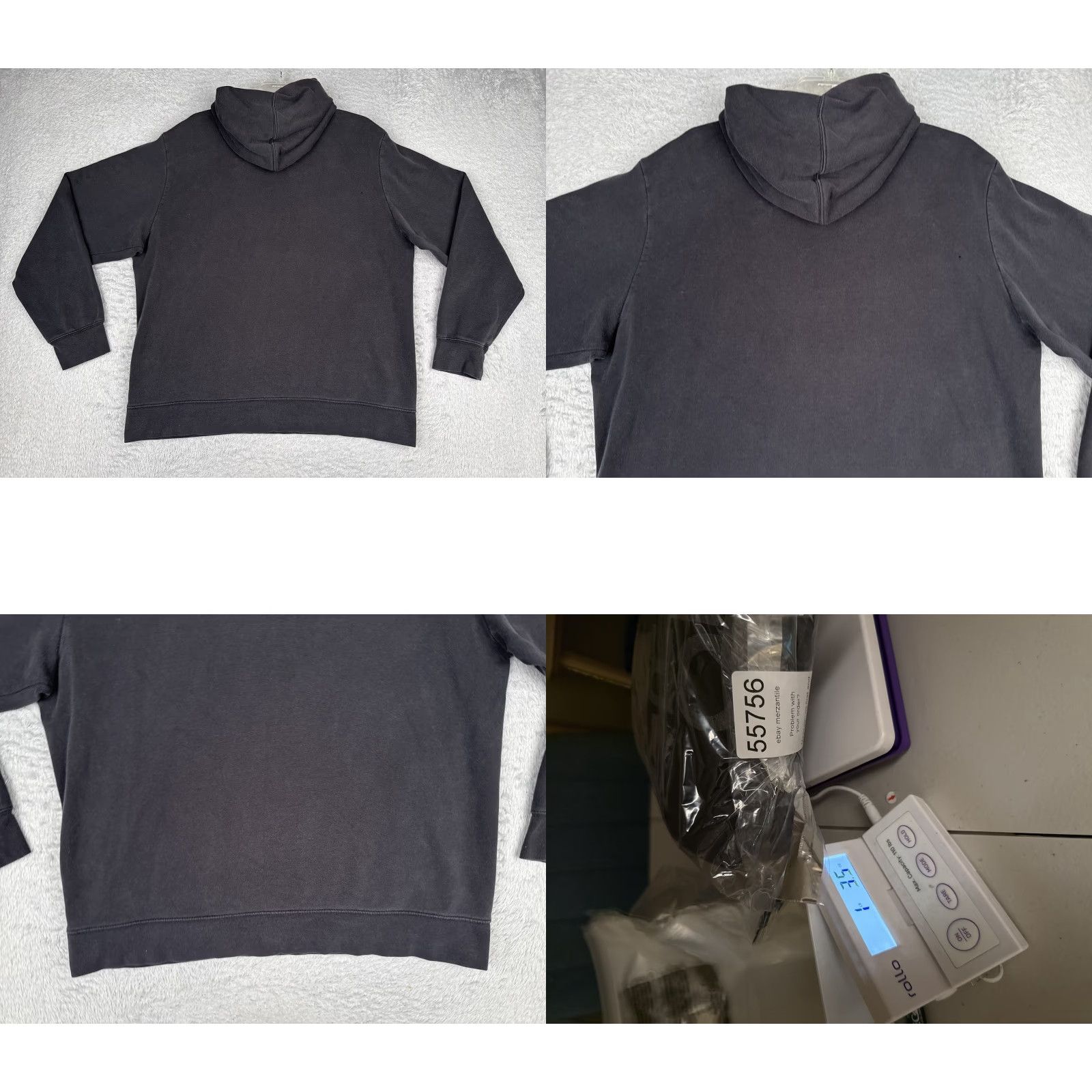 The North Face The North Face Hoodie Mens Large Black Logo Pullover Fleece Sweatshirt Graphic Print Size US L / EU 52-54 / 3 - 9 Thumbnail