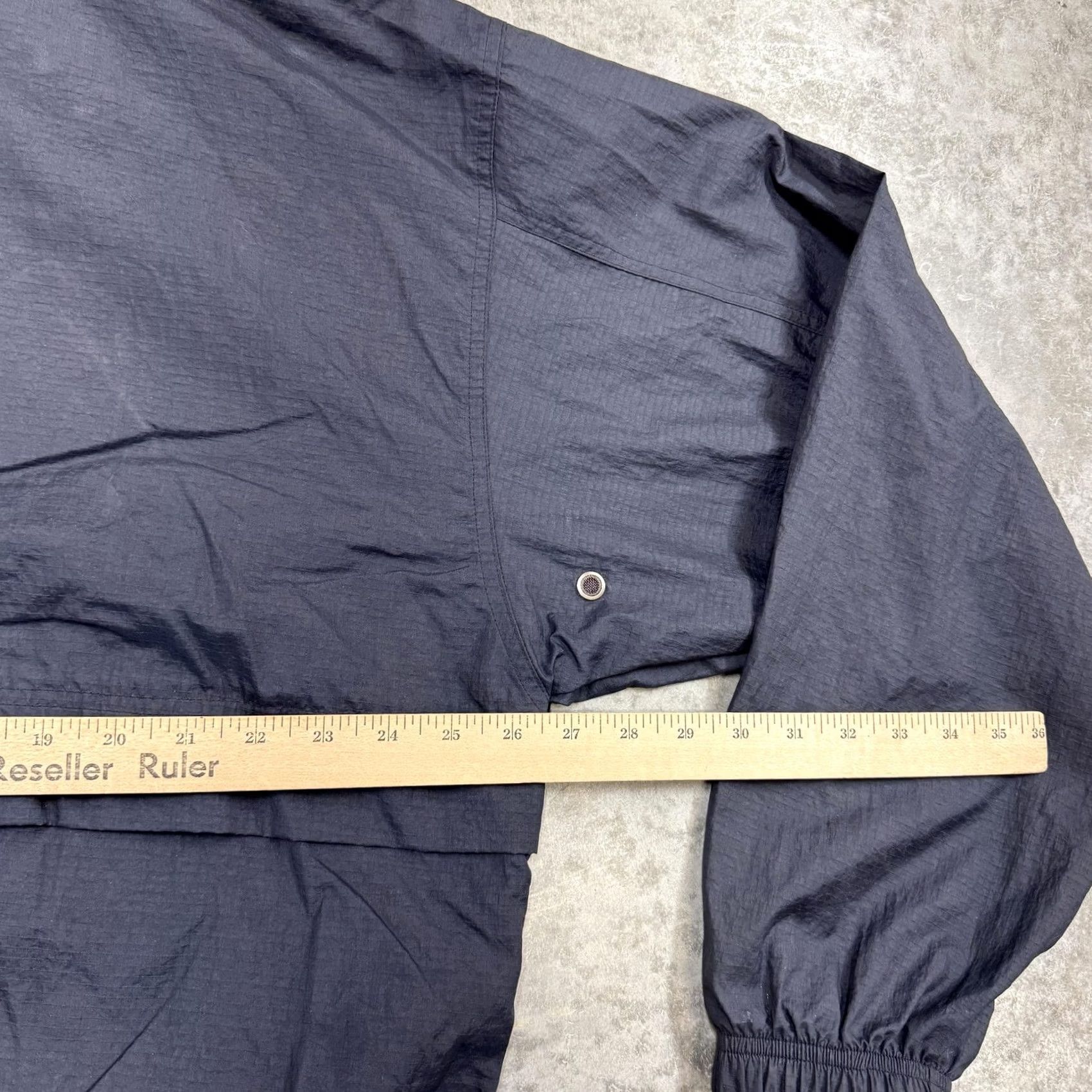 Reebok Reebok Jacket Windbreaker Mens Large Navy Blue Full Zip Lightweight Embroidered Size US L / EU 52-54 / 3 - 7 Thumbnail