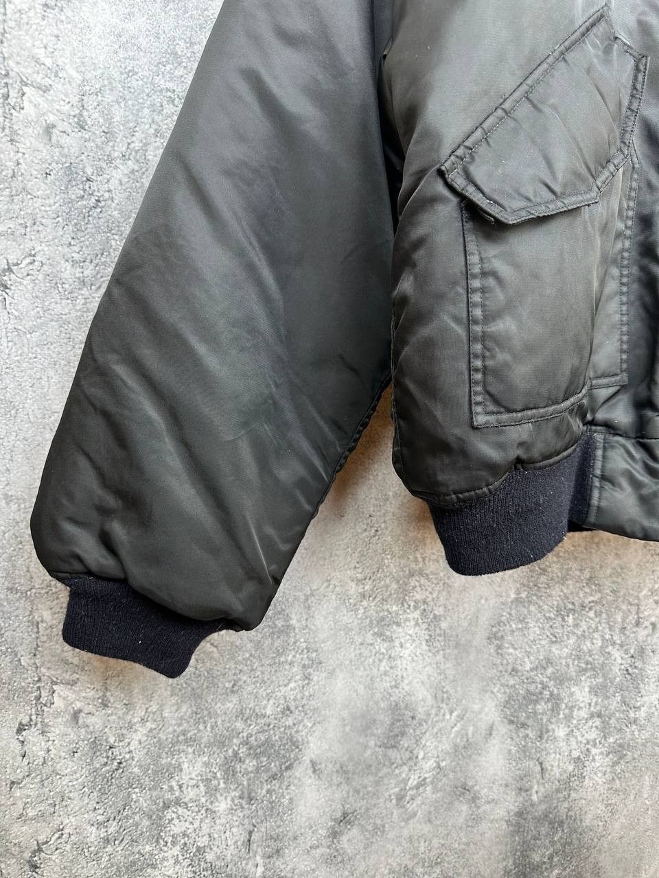 Alpha Industries Jacket Flyers USAF MA-1 Bomber Nylon Type CWU-45/P Fur Trim Size US M / EU 48-50 / 2 - 6 Thumbnail