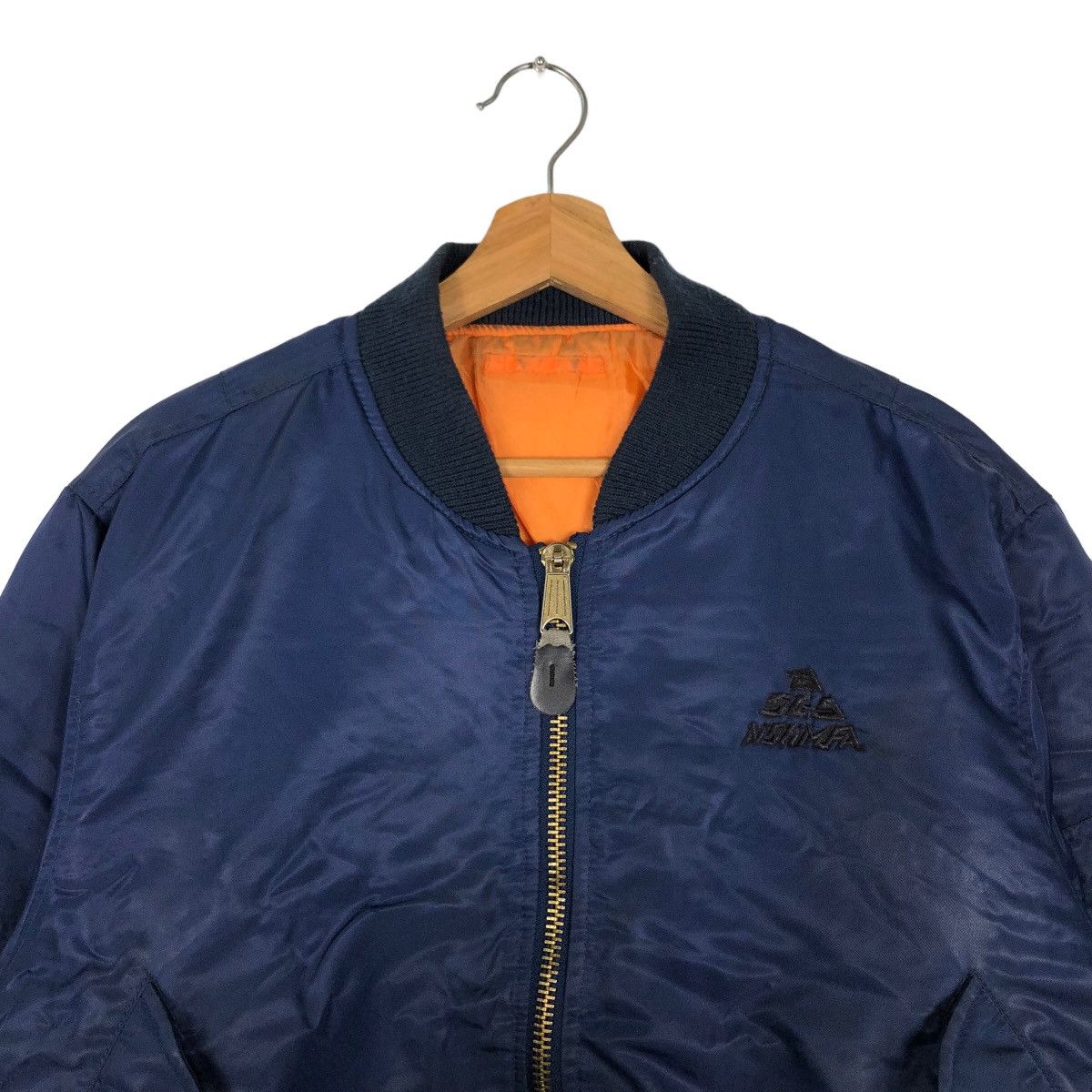 Japanese Brand 🔥90s RIOT RIOT REVERSIBLEMBOMBER JACKET MILITARY COLLECTION Size US M / EU 48-50 / 2 - 3 Thumbnail