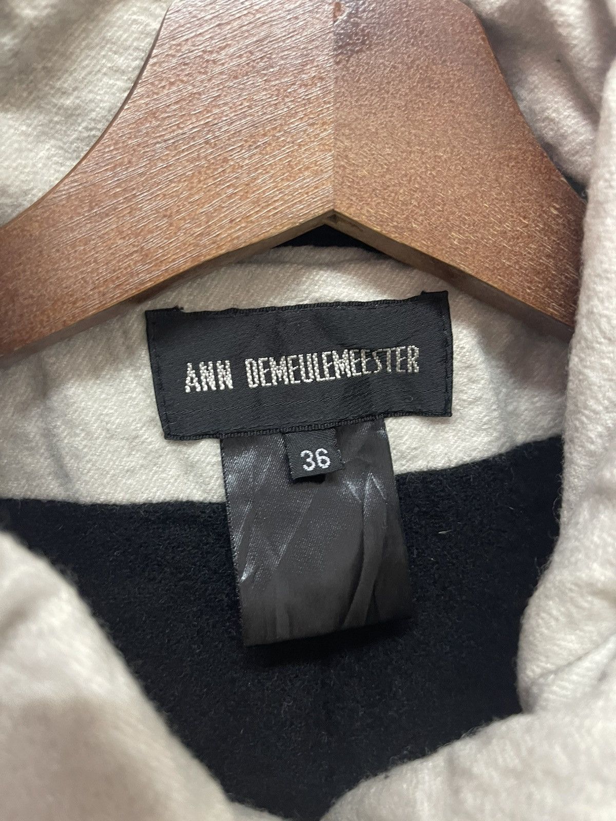 Ann Demeulemeester DELETE SOON💥VINTAGE ANN DEMEULEMEESTER CROP JACKET Size XS / US 0-2 / IT 36-38 - 7 Thumbnail