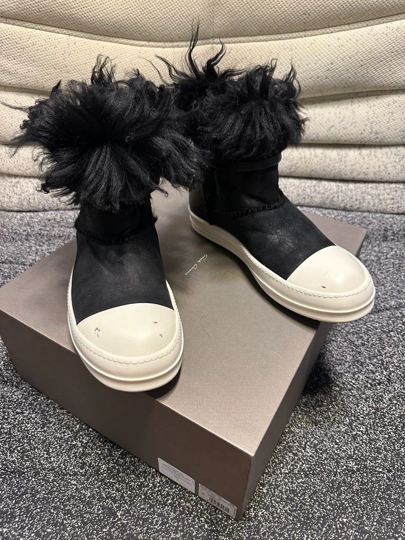 Rick Owens Rick Owens Black Fur Boots Size 42-dmc Size US 9 / EU 42 - 1 Thumbnail
