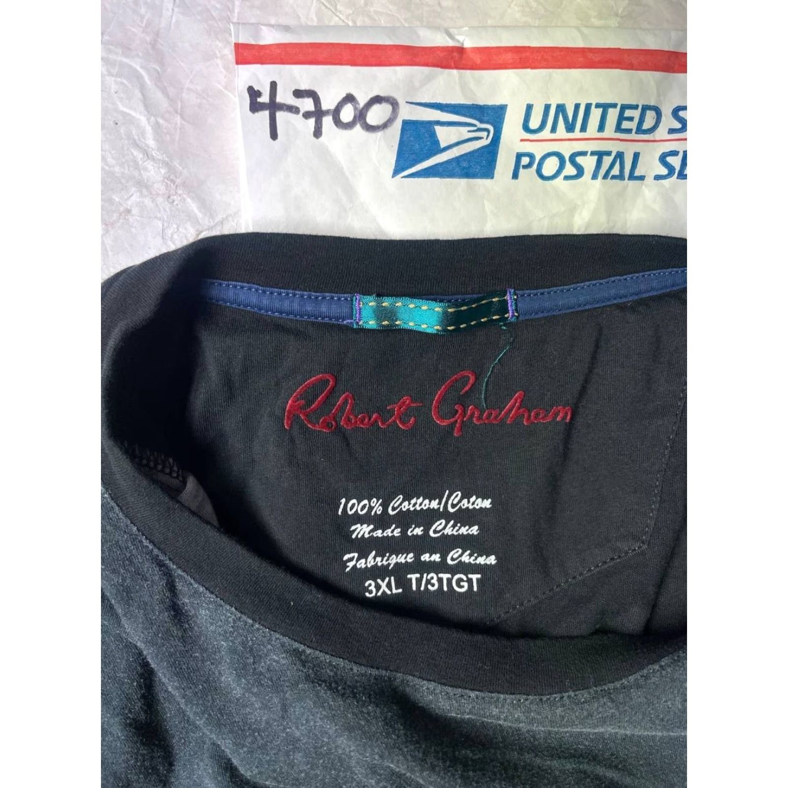 Robert Graham Robert Graham T Shirt Mens 3XL Black Skull Graphic Short Sleeve Crew Neck Vintage? No Size US XXL / EU 58 / 5 - 7 Thumbnail