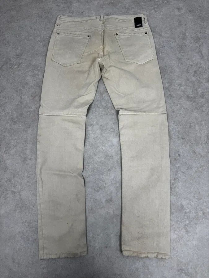 Just Cavalli AW2016 Cavalli Beige Slim Distressed Pants Size US 32 / EU 48 - 5 Thumbnail