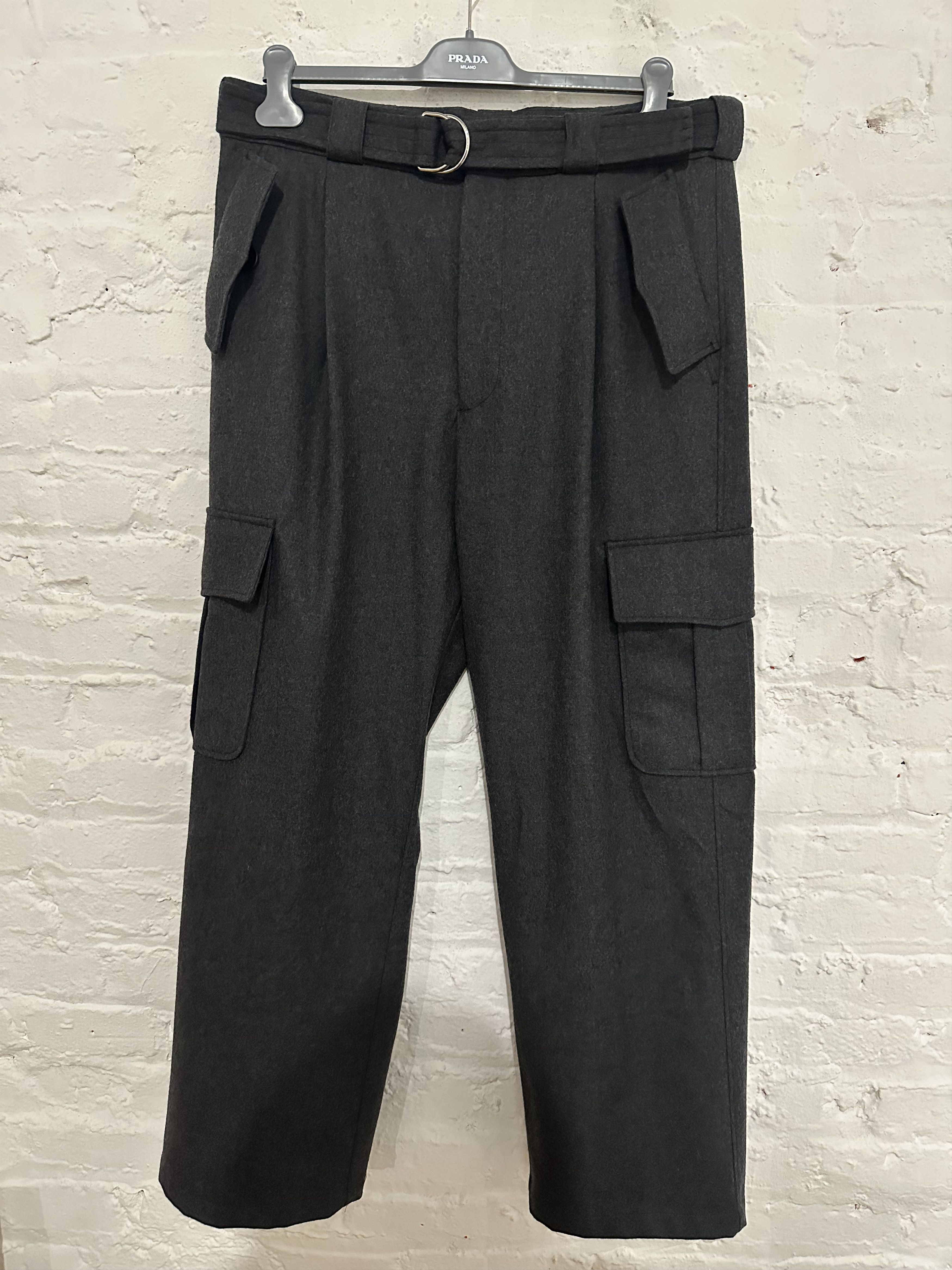Prada Wool pants with cargo pockets