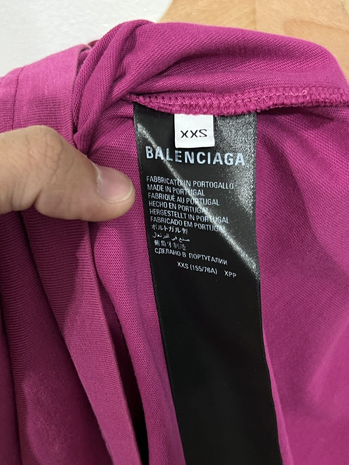 Balenciaga Balenciaga Embroidered Authentic Jersey Apparel Tee Size US XXS / EU 40 - 3 Thumbnail