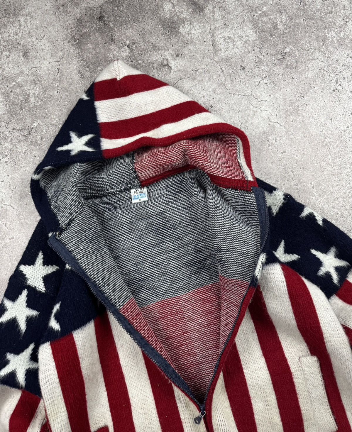 USA Olympics Vintage Tejidos Ruminahui Alpaca Wool Sweater Overprint Flag Size US M / EU 48-50 / 2 - 5 Thumbnail