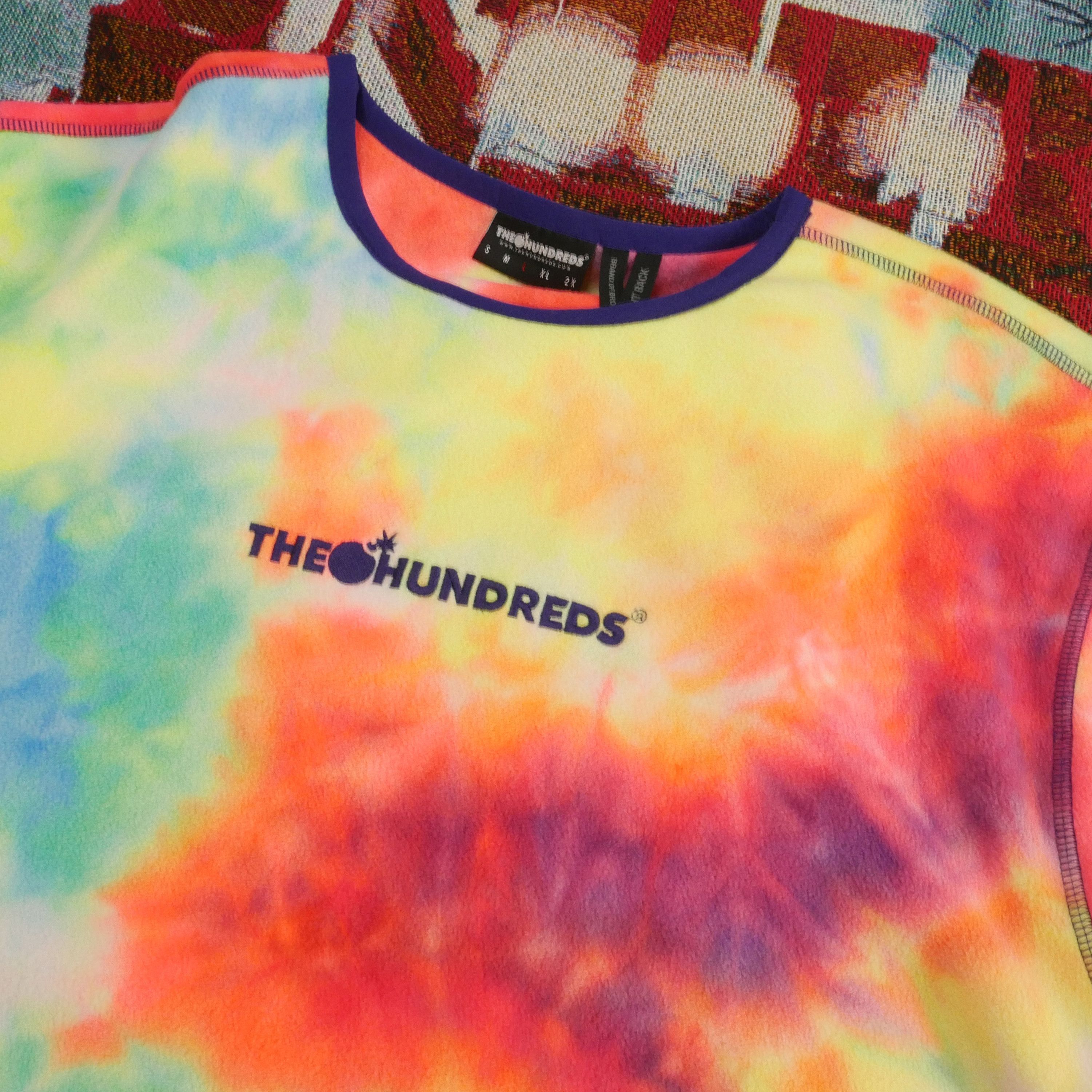 The Hundreds The Hundreds Strato Coral Tie Dye Fleece Crewneck Sweater Size US L / EU 52-54 / 3 - 2 Thumbnail