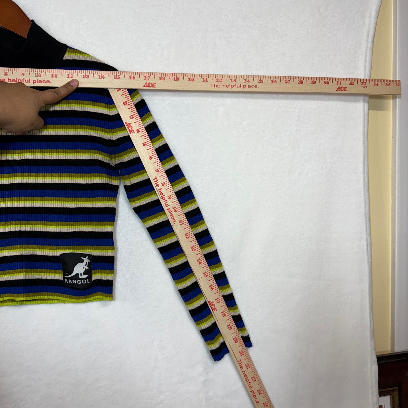 Kangol Kangol x H&M Medium Mockneck Cropped Sweater Retro Colorful Size M / US 6-8 / IT 42-44 - 10 Thumbnail