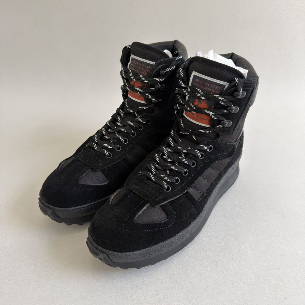 Maison Margiela A/W 24 ‘Climber’ Black High Top Sneakers Size US 8 / EU 41 - 12 Thumbnail