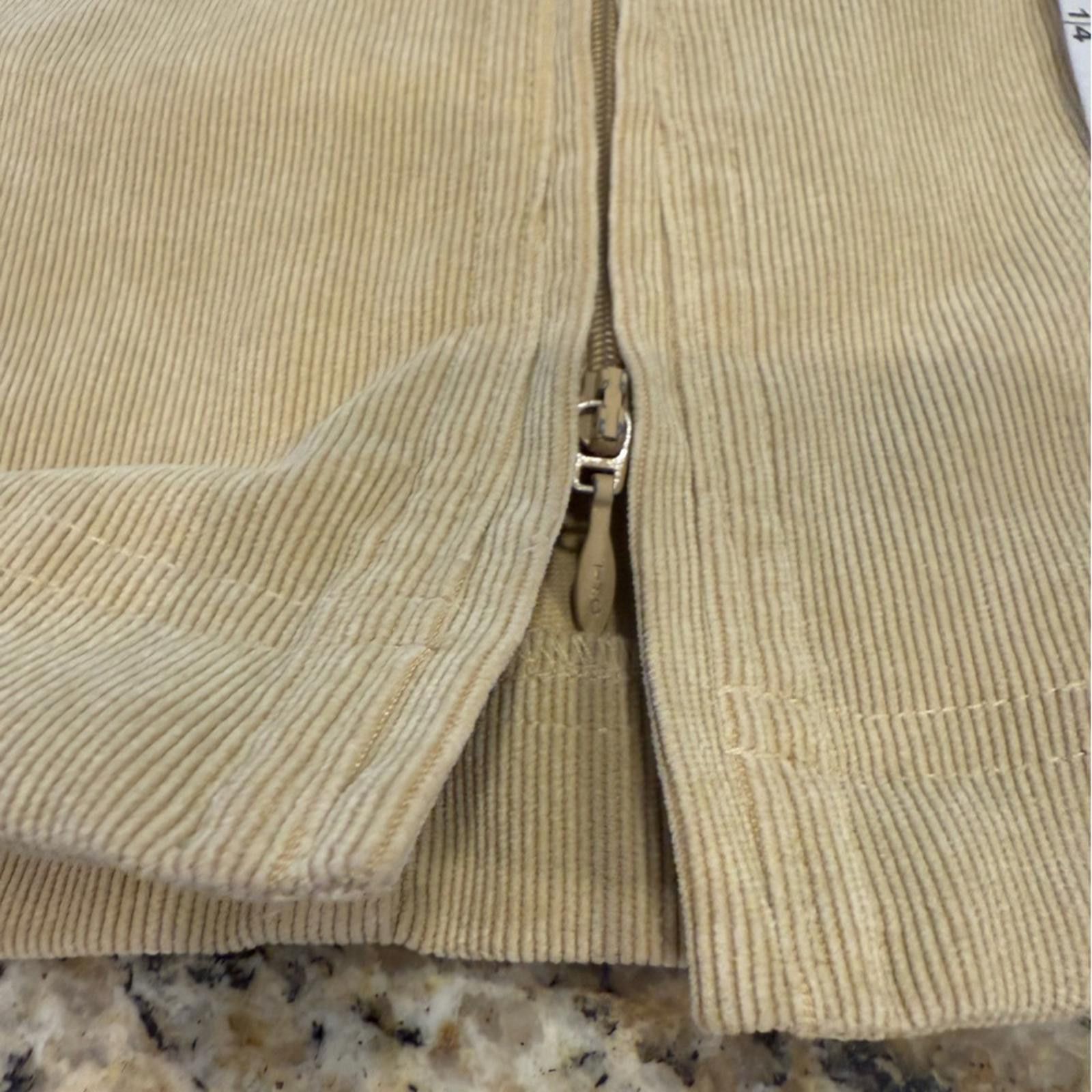 Other Claudia Romanas tan Corduroy mini skirt SZ 2 Size 26" / US 2 / IT 38 - 4 Thumbnail