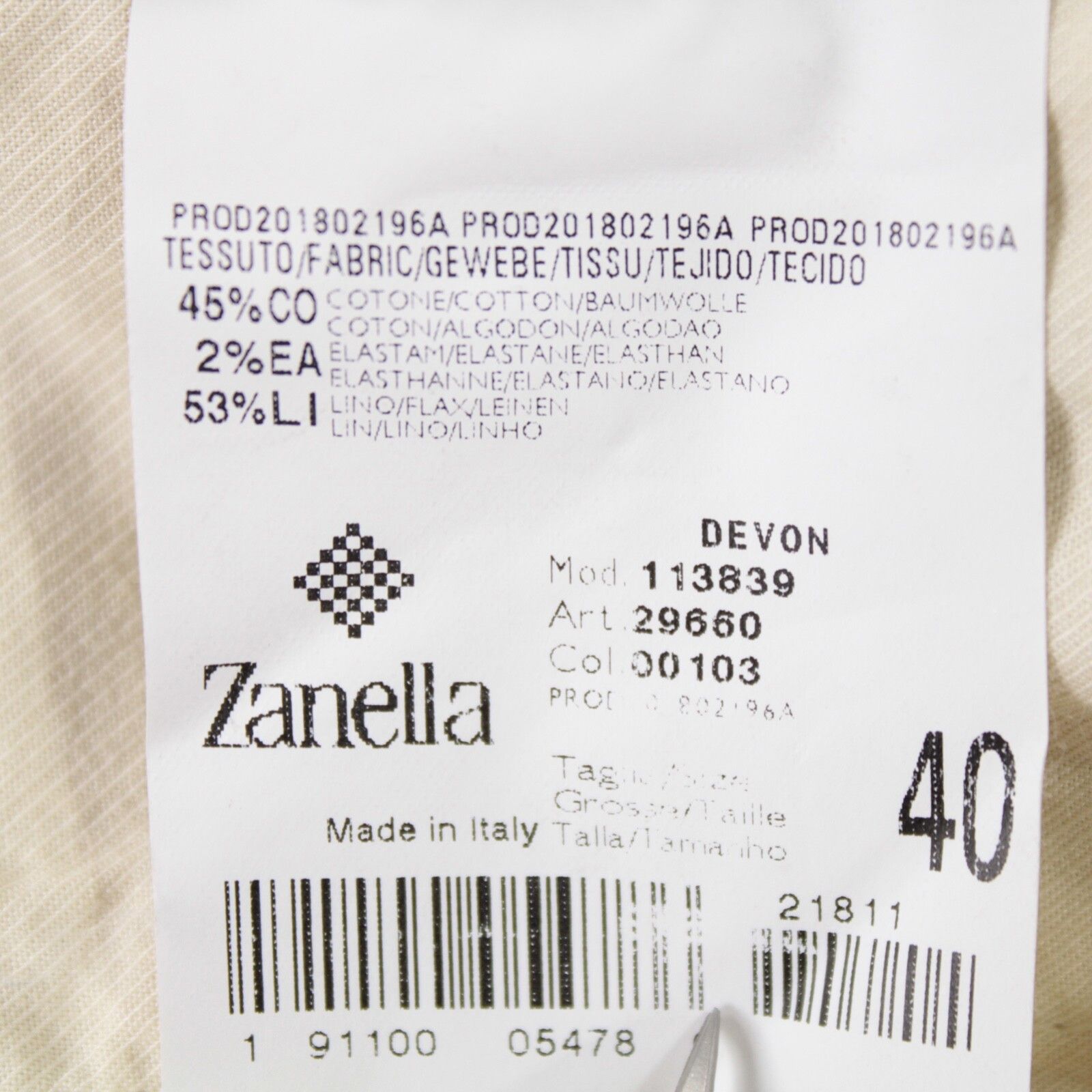 Zanella Zanella New with tags Chino Size 40 US In Yellow Size US 40 / EU 56 - 5 Thumbnail