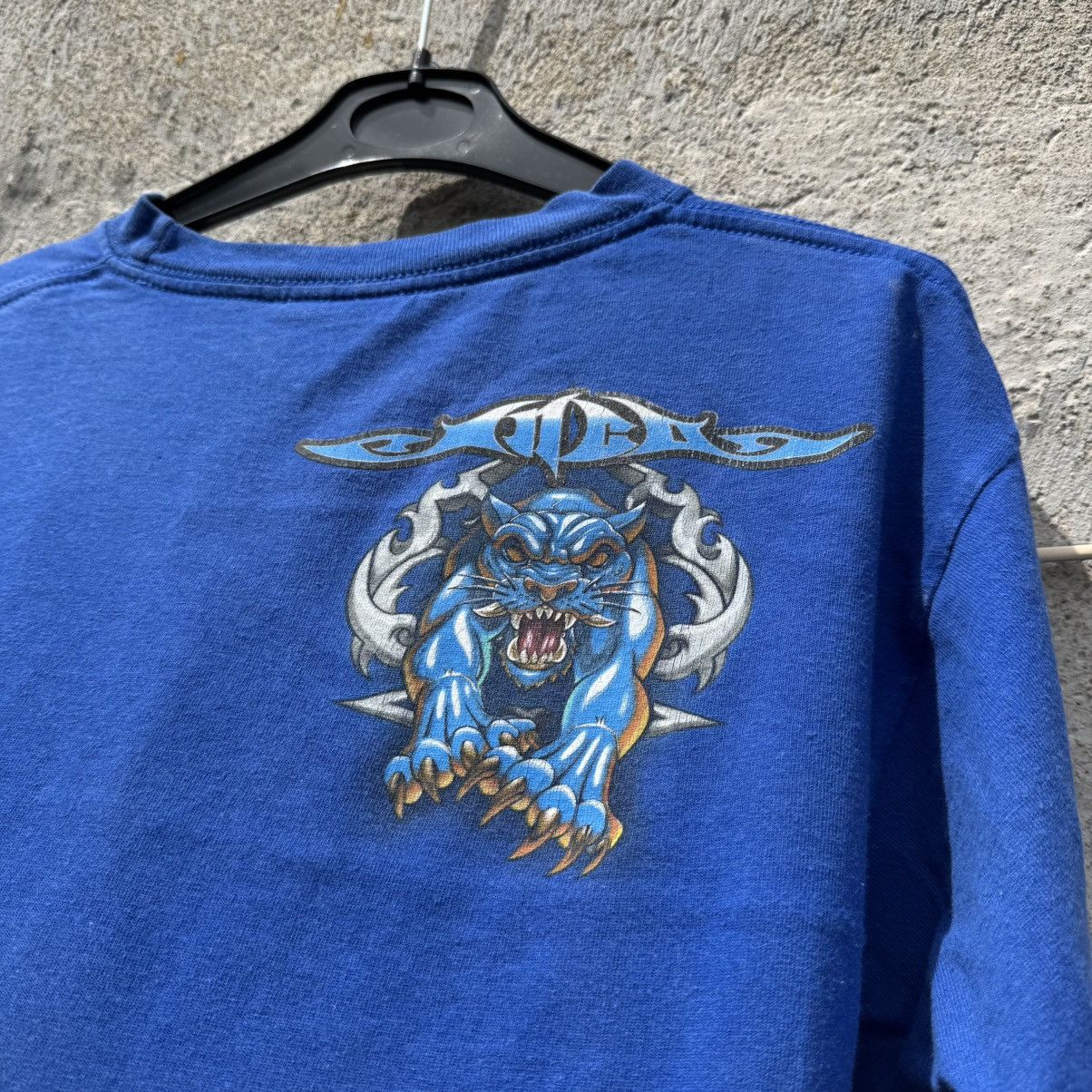 JNCO Vintage JNCO TIGER TRIBAL BLUE TSHIRT Y2K RAP Grunge Size US S / EU 44-46 / 1 - 14 Thumbnail
