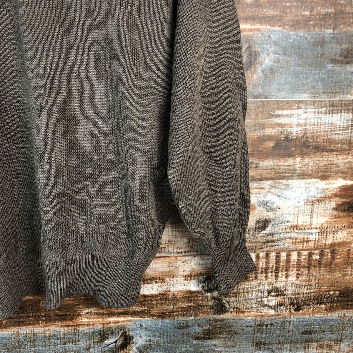 Japanese Brand DL Vinidia Dark Brown Cardigan Knitwear #C490 Size M / US 6-8 / IT 42-44 - 18 Thumbnail