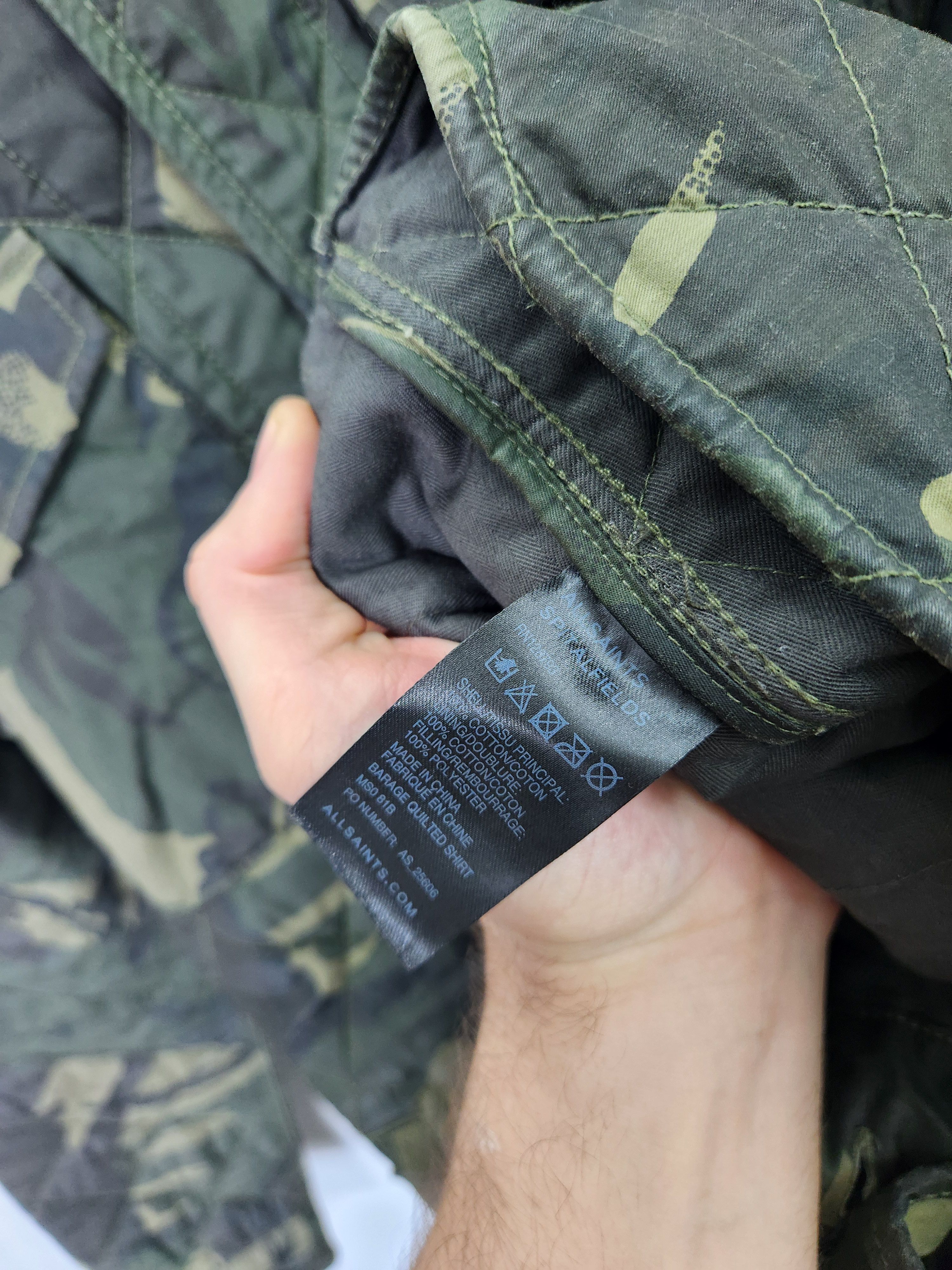 Allsaints Allsaints spitalfields camo jacket button ups size M Size US M / EU 48-50 / 2 - 10 Thumbnail