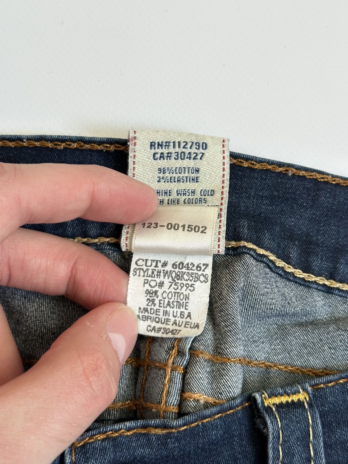 True Religion True Religion Womens Casey Skinny Jeans Size 28 Low Rise Size 28" / US 6 / IT 42 - 8 Thumbnail
