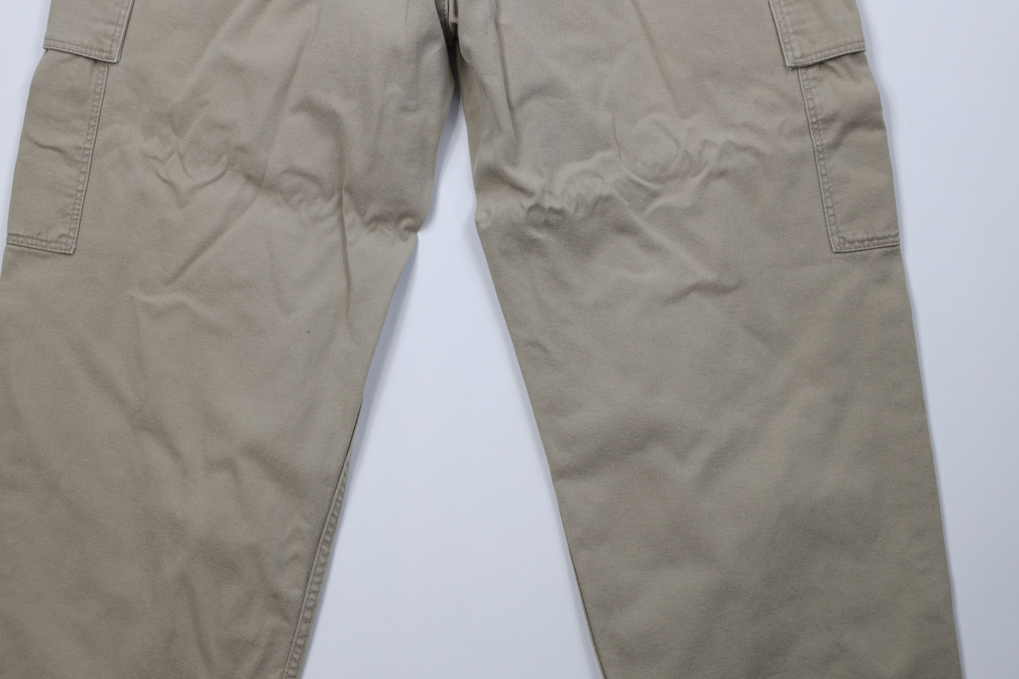 Wrangler Vintage 90s Y2K Wrangler Canvas Baggy Wide Leg Cargo Pants Size US 36 / EU 52 - 12 Thumbnail