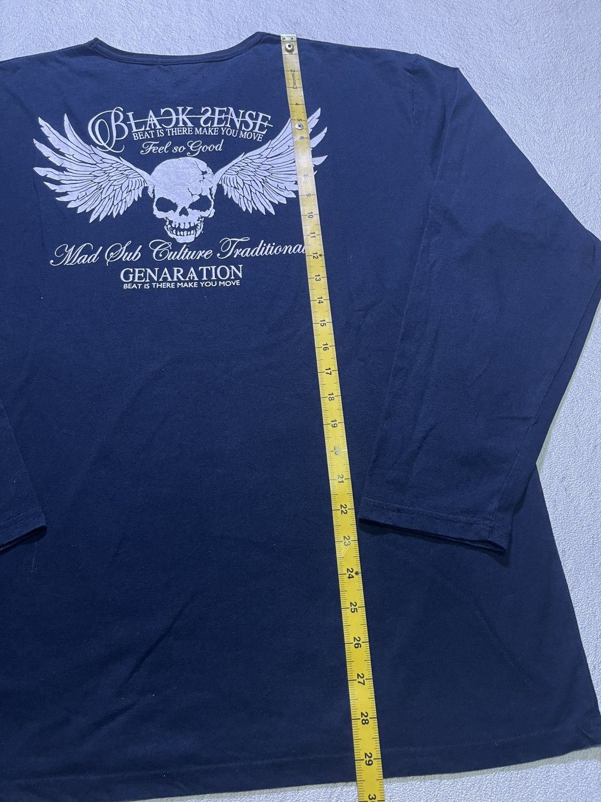 Hysteric Glamour Y2K BLACK SENSE long sleeve tshirt Size US XL / EU 56 / 4 - 8 Thumbnail