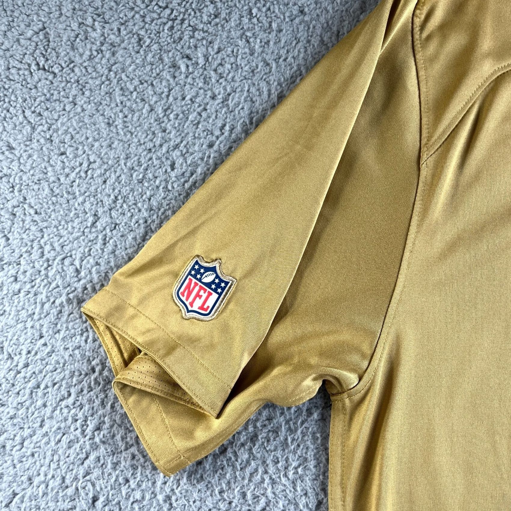 Nike Nike Rams Polo Shirt Mens L Brown Bronze Dri-Fit NFL Football Shirt Size US L / EU 52-54 / 3 - 7 Thumbnail