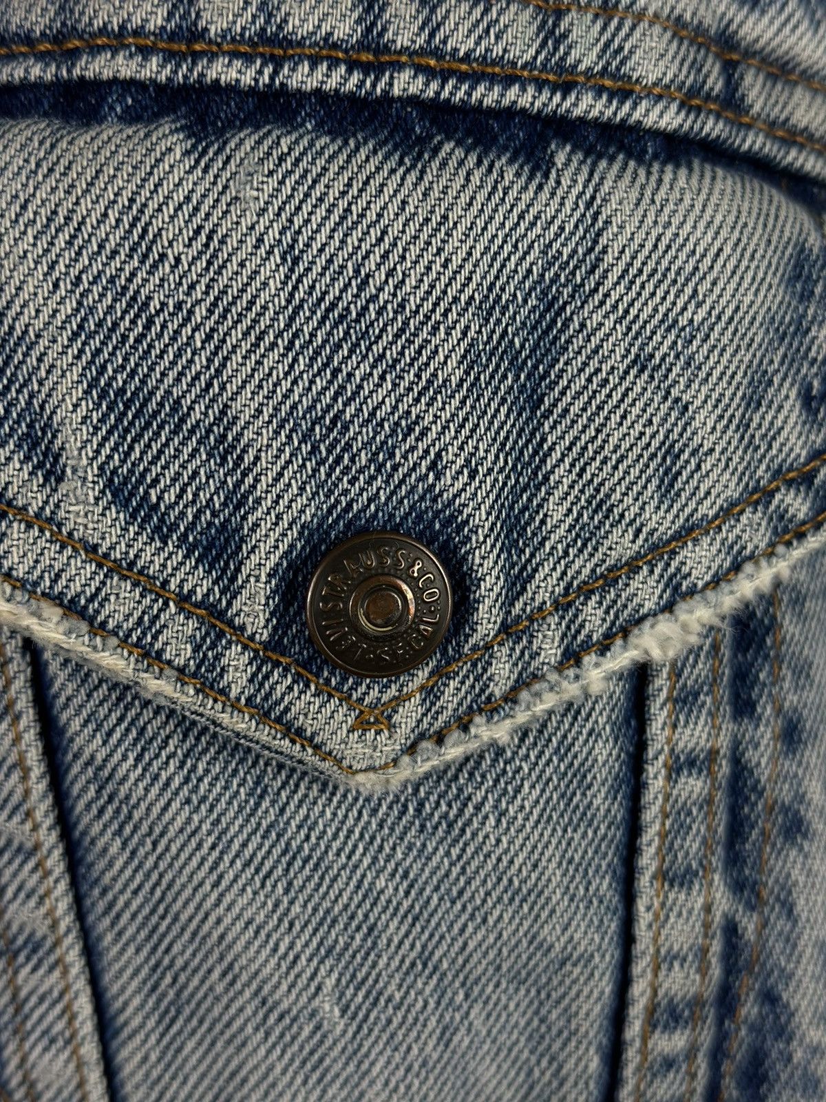 Levi's Vintage Clothing × Vintage Vintage 90s Levi Sherpa Made in USA San Francisco Size US L / EU 52-54 / 3 - 10 Thumbnail