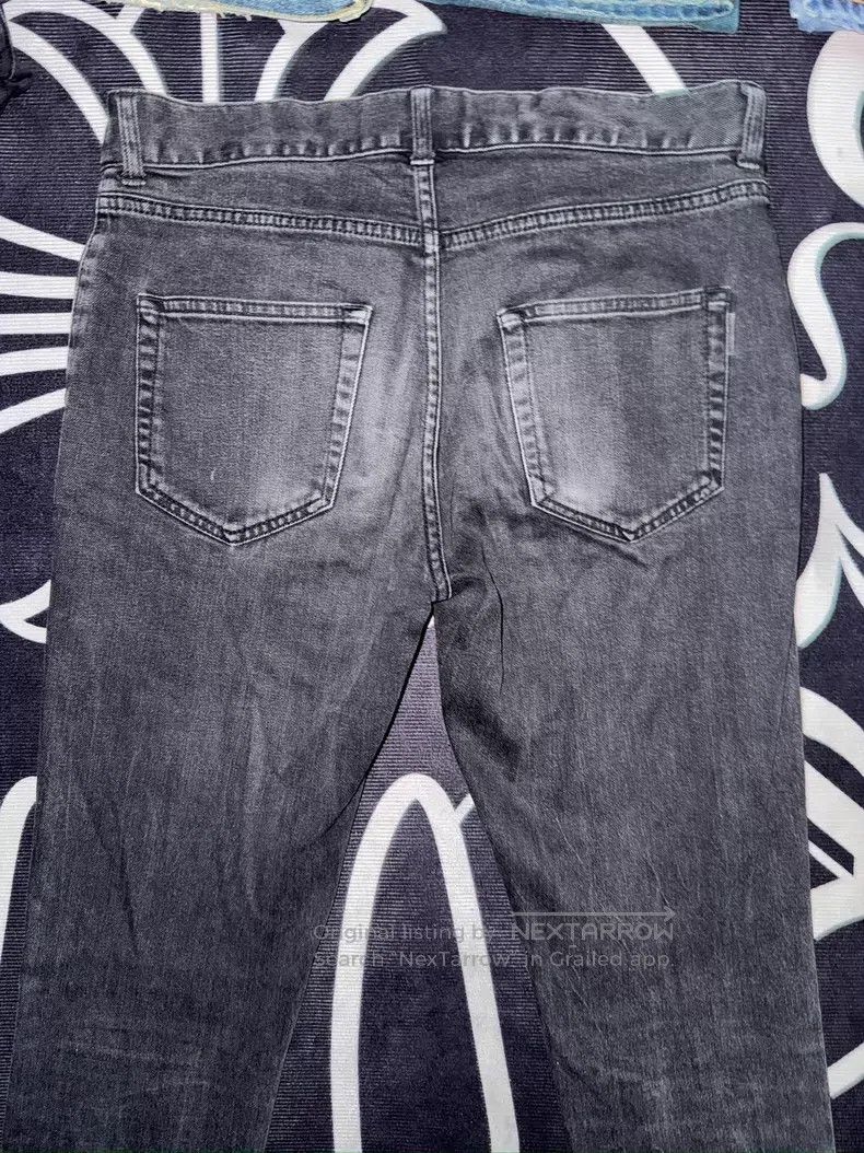 Saint Laurent Paris Saint Laurent Paris Charcoal Wash Slim Fit Denim Jeans i Size US 29 - 4 Thumbnail
