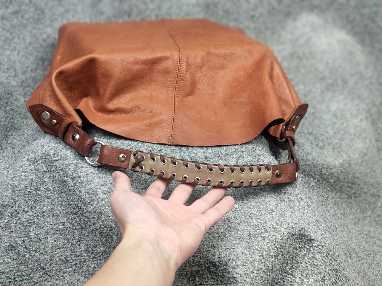 Genuine Leather Maurizio Taiuti Italy Design leather Shoulder Shopper bag Size ONE SIZE - 13 Thumbnail