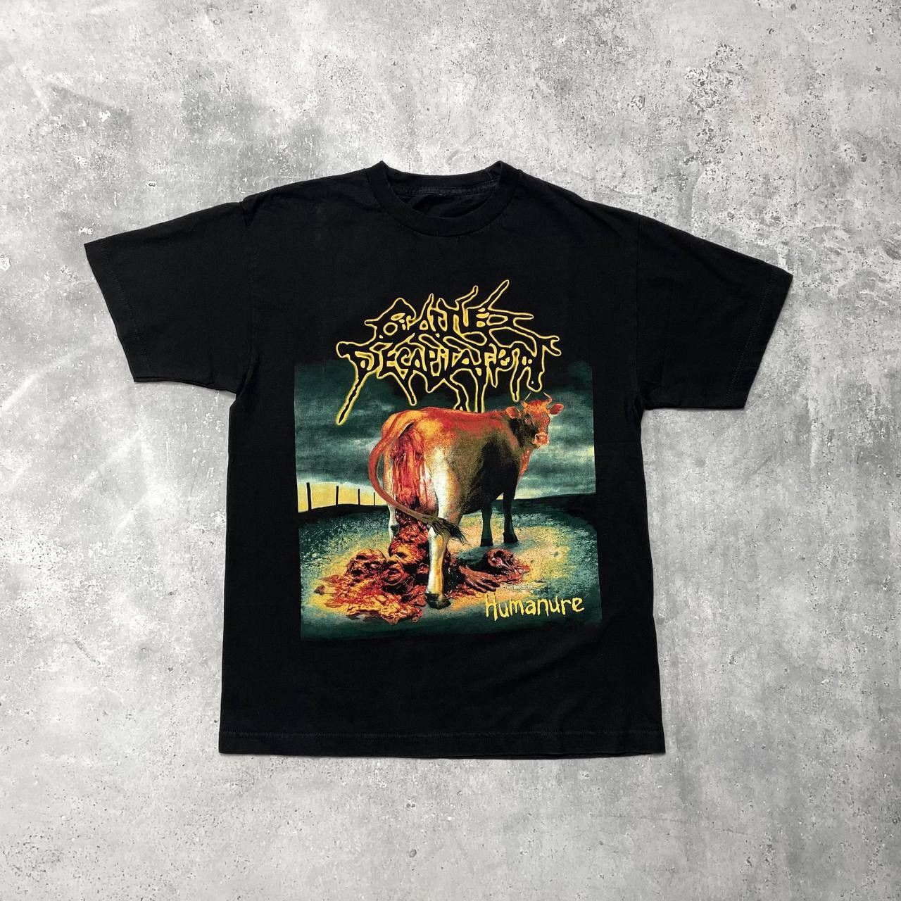 Band Tees Cattle Decapitation Humanure Deathgrind Band T Shirt Black M Size US M / EU 48-50 / 2 - 1 Thumbnail