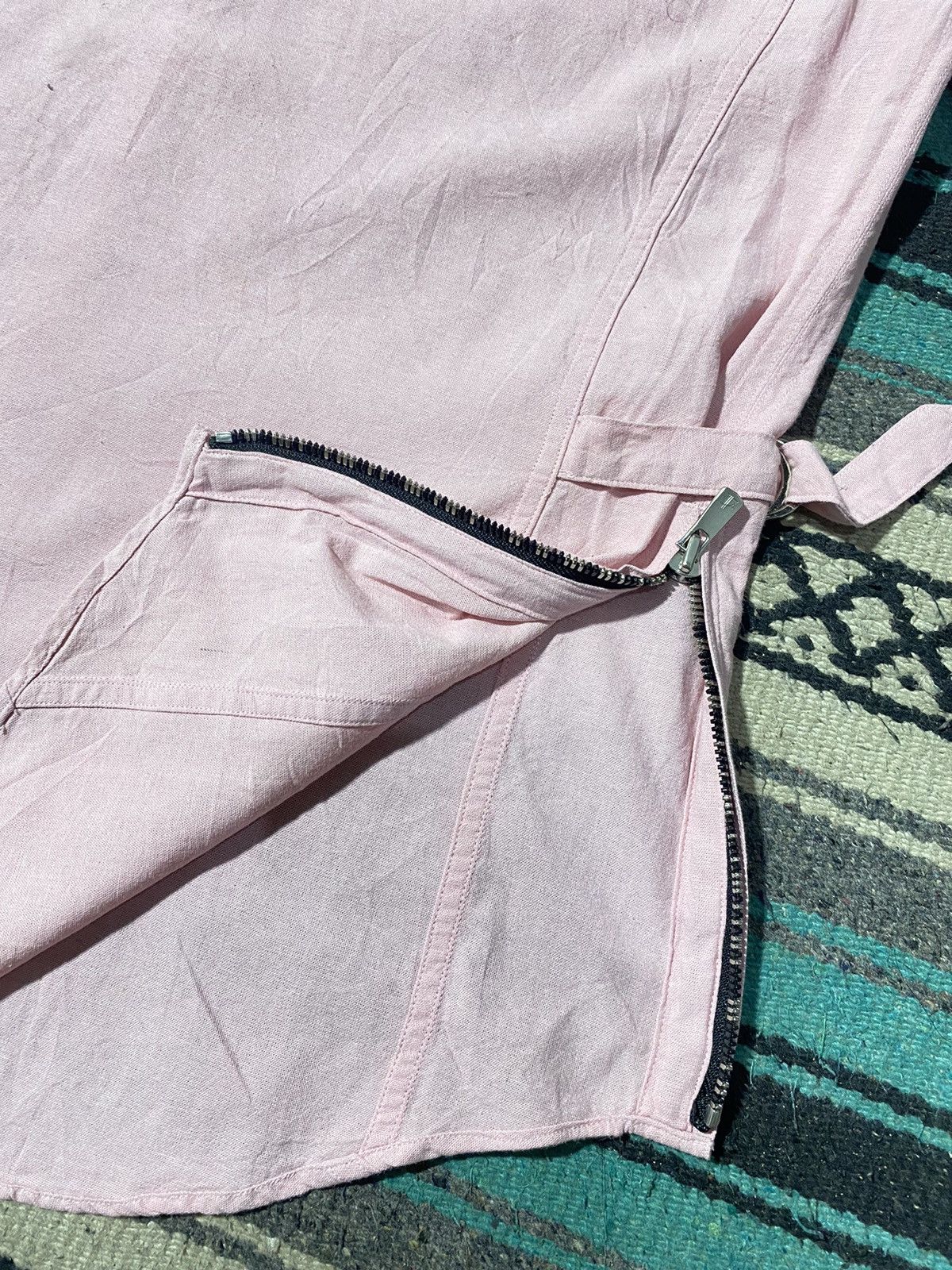 PPFM 2000s PPFM - Pink Side Zipper Shirt Size US L / EU 52-54 / 3 - 9 Thumbnail