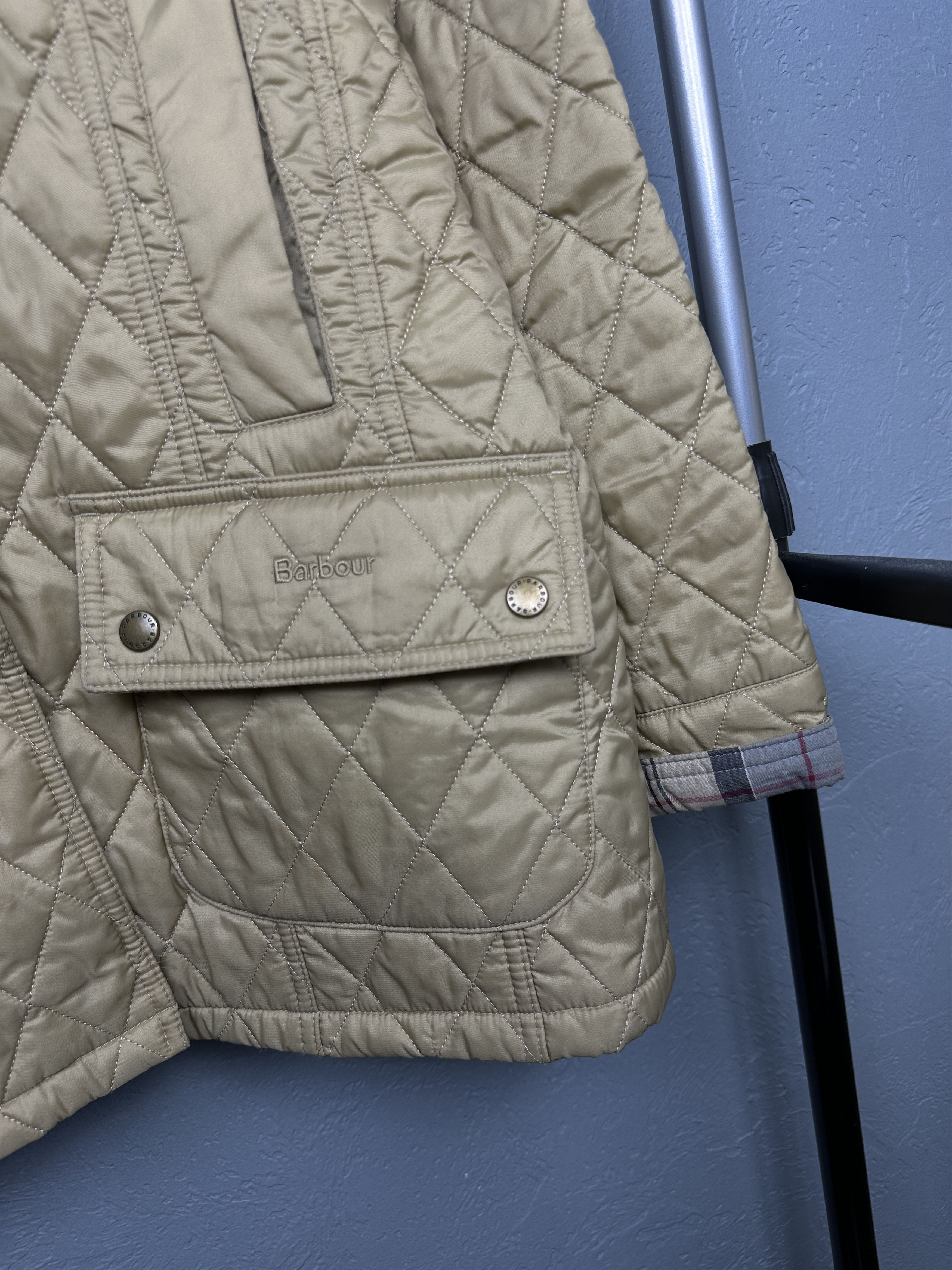 Barbour Barbour Womens Summer Beadnell Quilted Jacket Size L / US 10 / IT 46 - 3 Thumbnail
