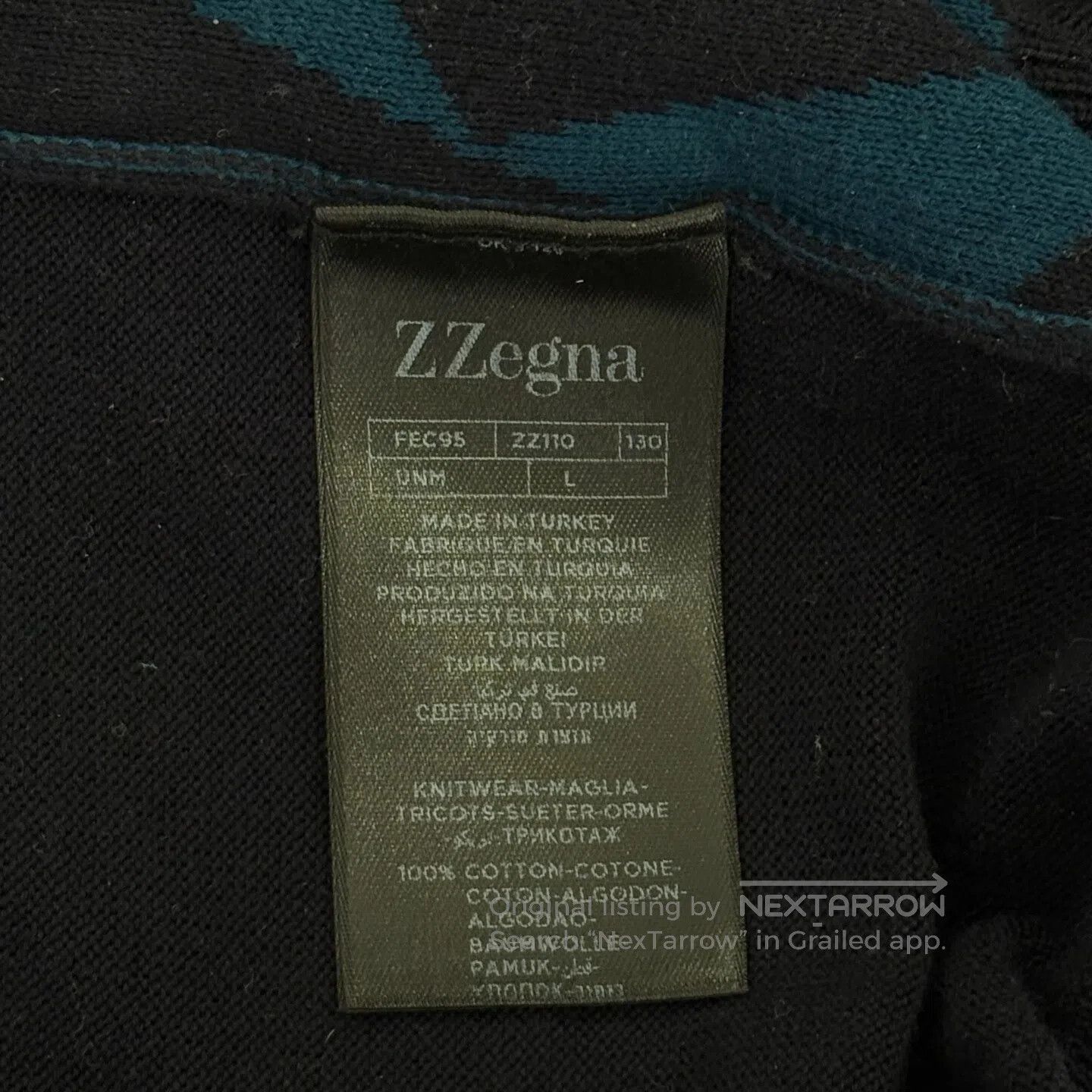 Ermenegildo Zegna Ermenegildo Zegna Cashmere knit long-sleeved shirt Size US L / EU 52-54 / 3 - 4 Thumbnail