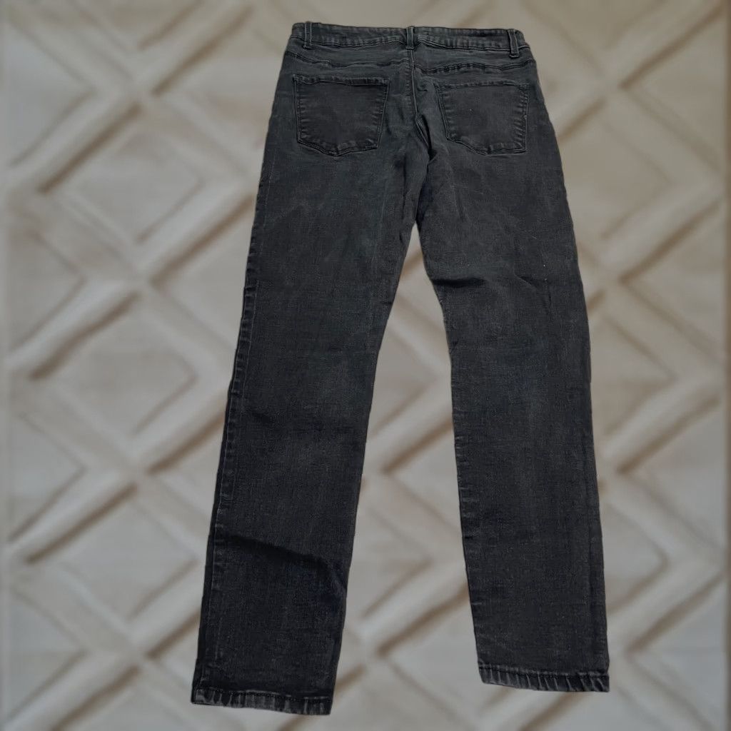 Forever 21 FOREVER 21 Jeans Skinny Black High Rise Denim 28x28 Womens 29 Regular Casual Stretch 5-Pocket Size 28" / US 6 / IT 42 - 1 Thumbnail
