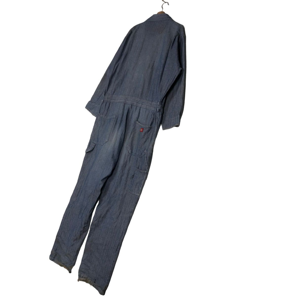 Japanese Brand 🔥VINTAGE A LEGEND IN WORK DICKIES HBT DESIGN WORK COVERALL Size US 40 / EU 56 - 9 Thumbnail