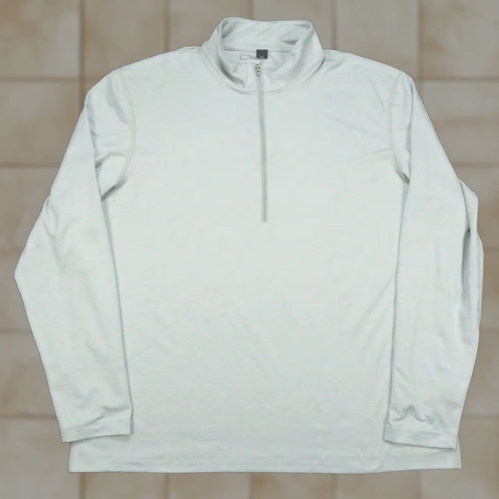 Lululemon lululemon Pullover Gray Jersey Performance Quarter Zip Athletic Mens XXL Size US XXL / EU 58 / 5 - 1 Thumbnail