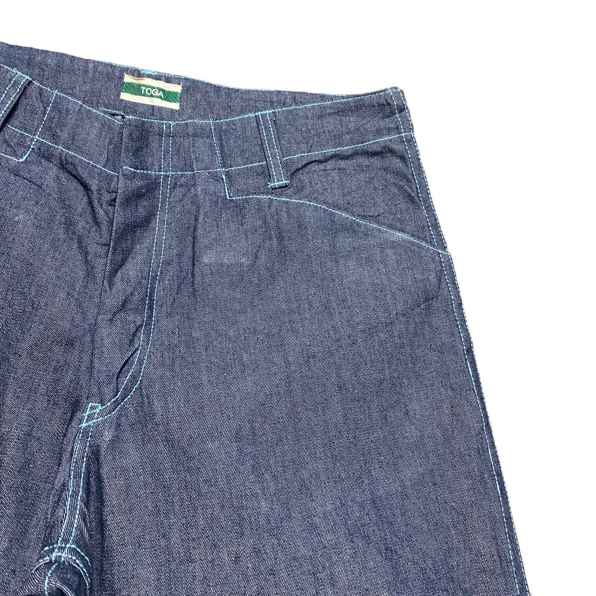 Toga Toga Archive Blue Stitch Denim Nankai Pants Size US 30 / EU 46 - 5 Thumbnail