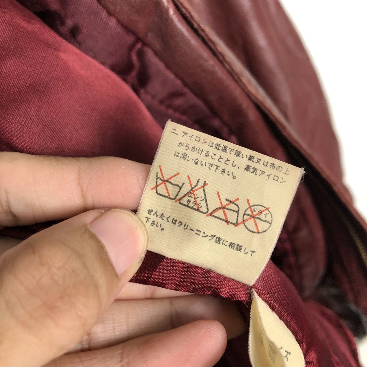 Japanese Brand 🔥Vintage Genuine Leather Biker Jacket Threemen Issey Miyake Size US M / EU 48-50 / 2 - 22 Thumbnail