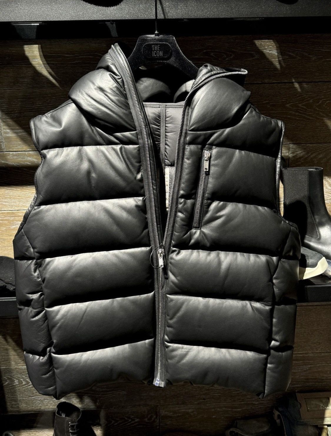 Rick Owens × Rick Owens Drkshdw Rick Owens Lamb Skin Vest Size US L / EU 52-54 / 3 - 3 Thumbnail