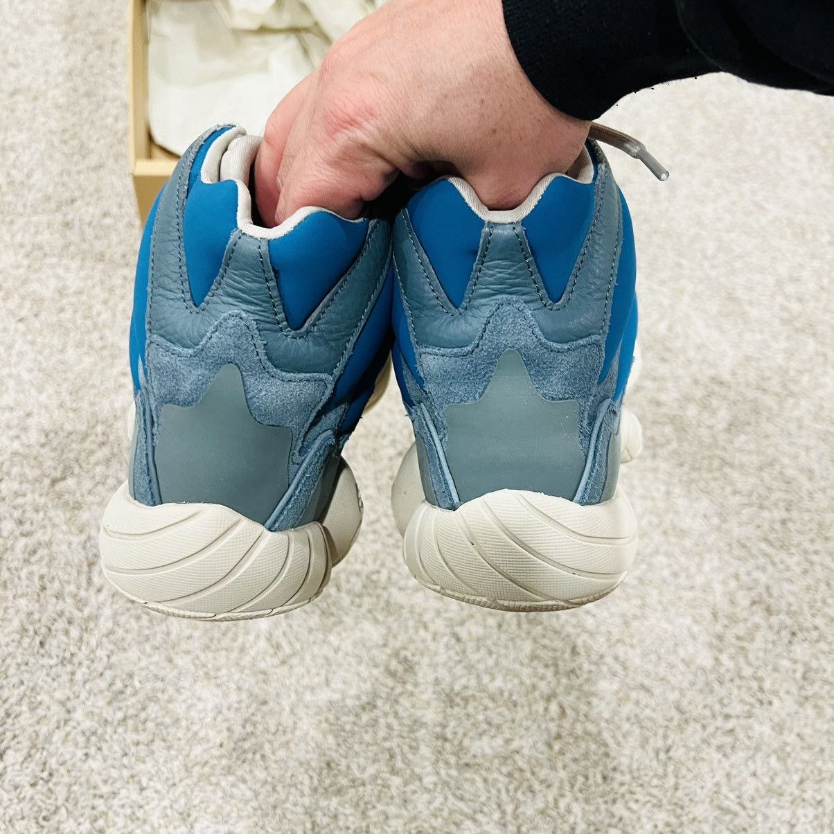 Adidas × Yeezy Adidas Yeezy 500 High Frozen Blue Mens 8 Size US 8 / EU 41 - 3 Thumbnail